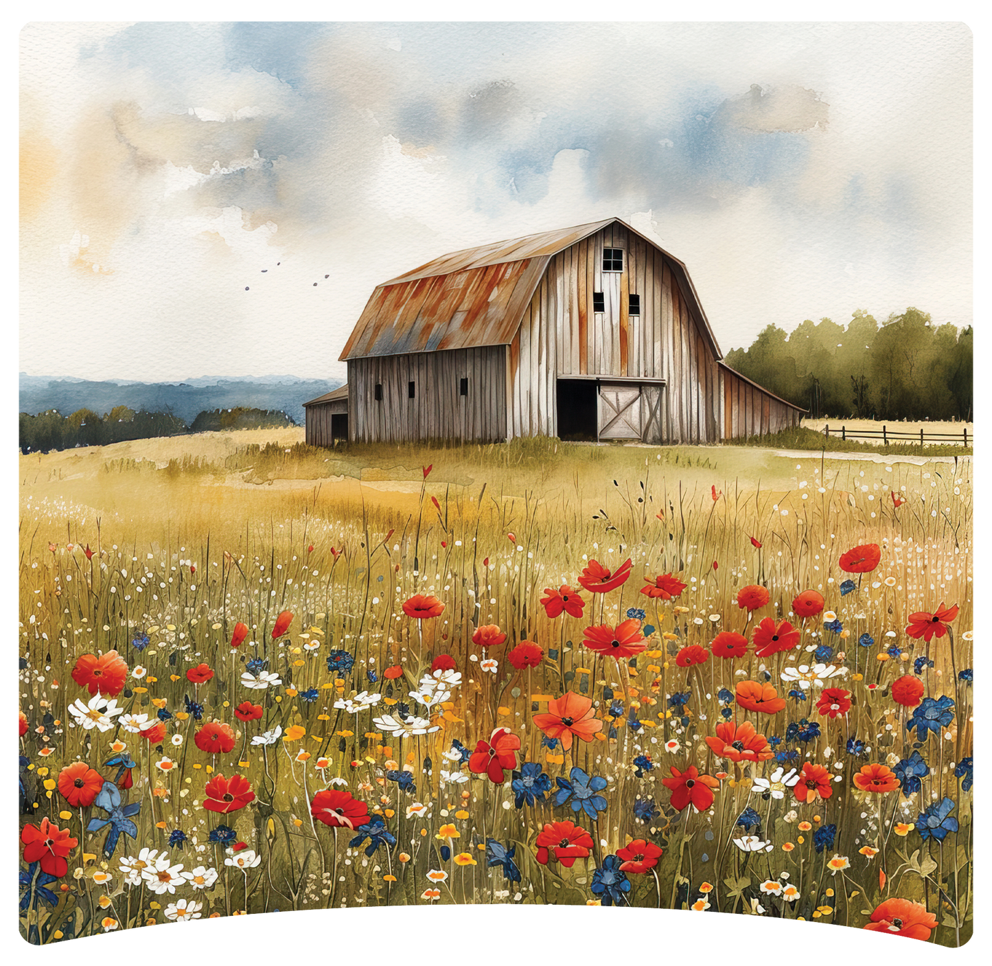 8" x 8" Barn