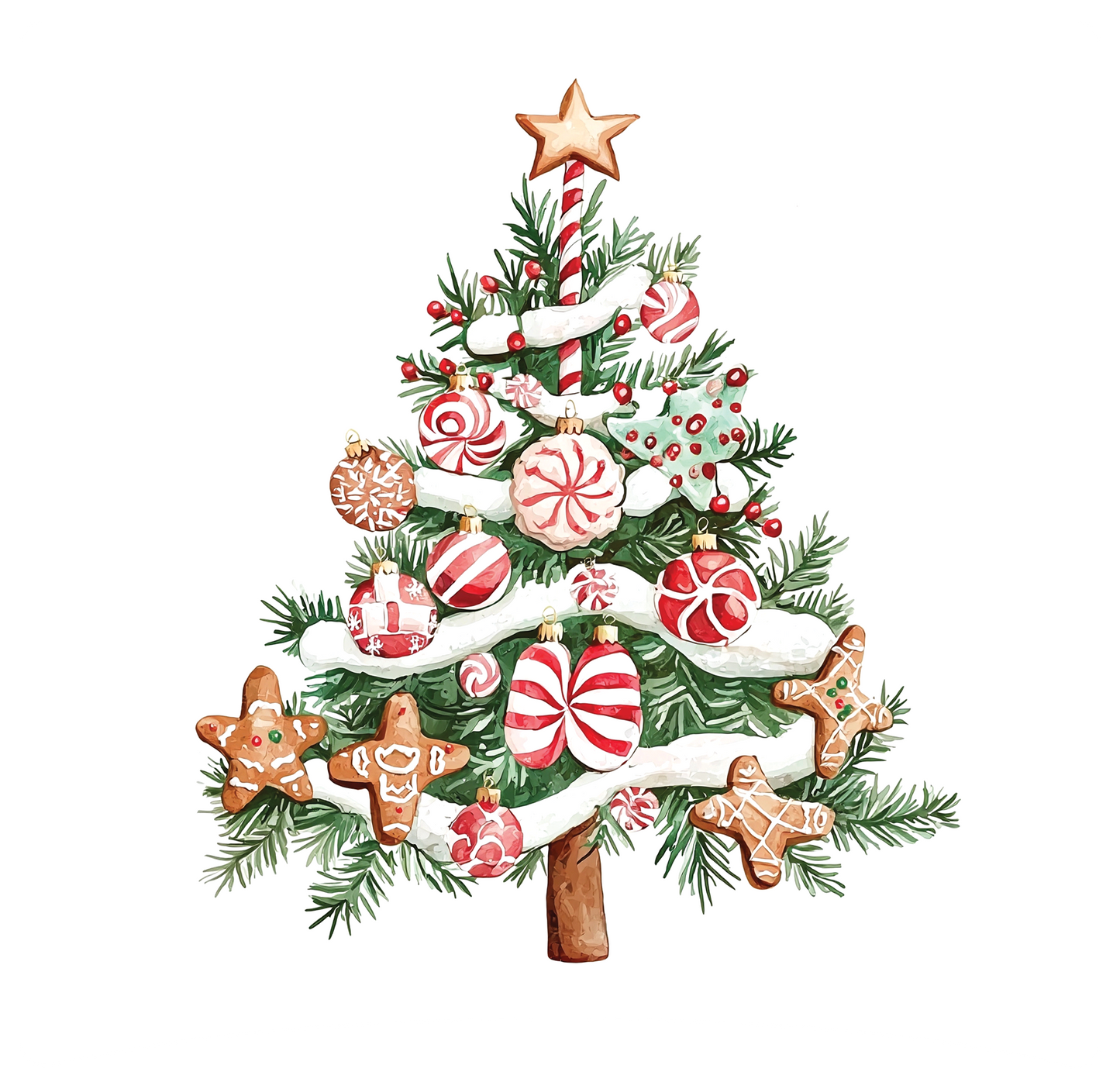 8" x 8" Christmas Tree