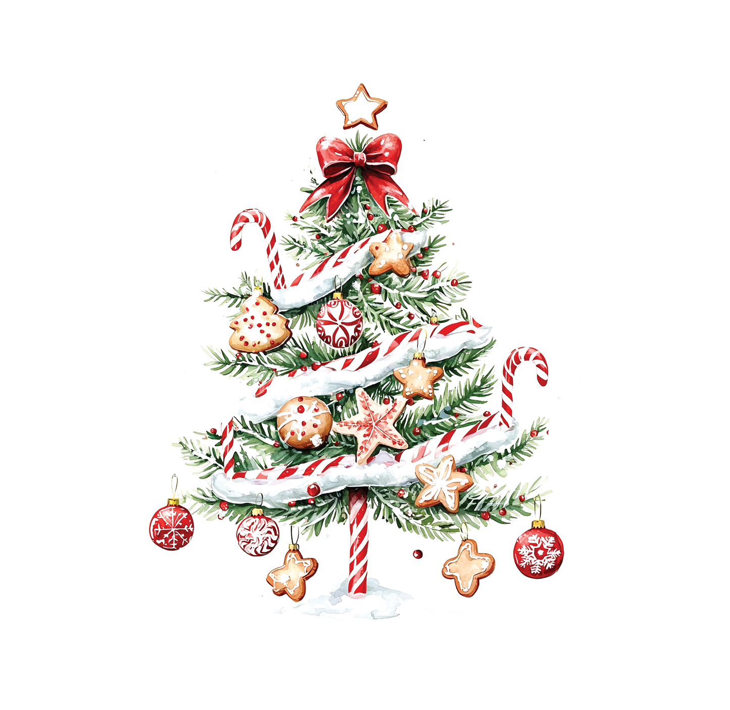 8" x 8" Christmas Tree