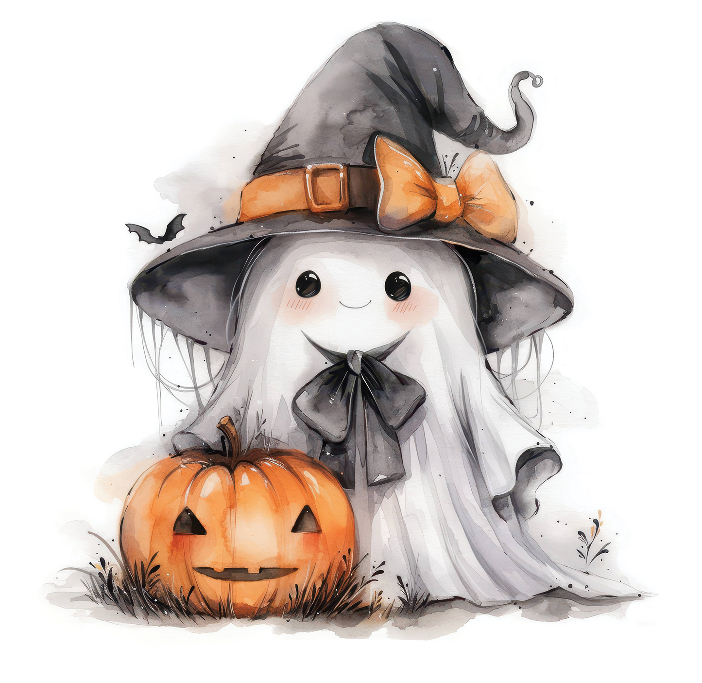8" x 8" Halloween Ghost
