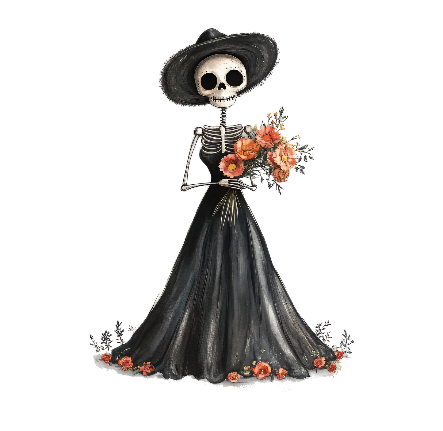 8" x 8" Halloween Quirky