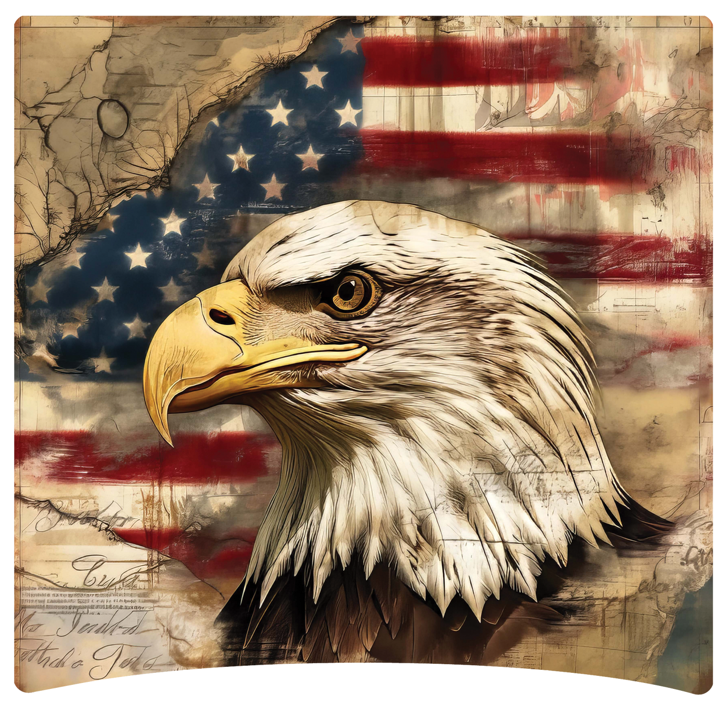 8" x 8" Eagle