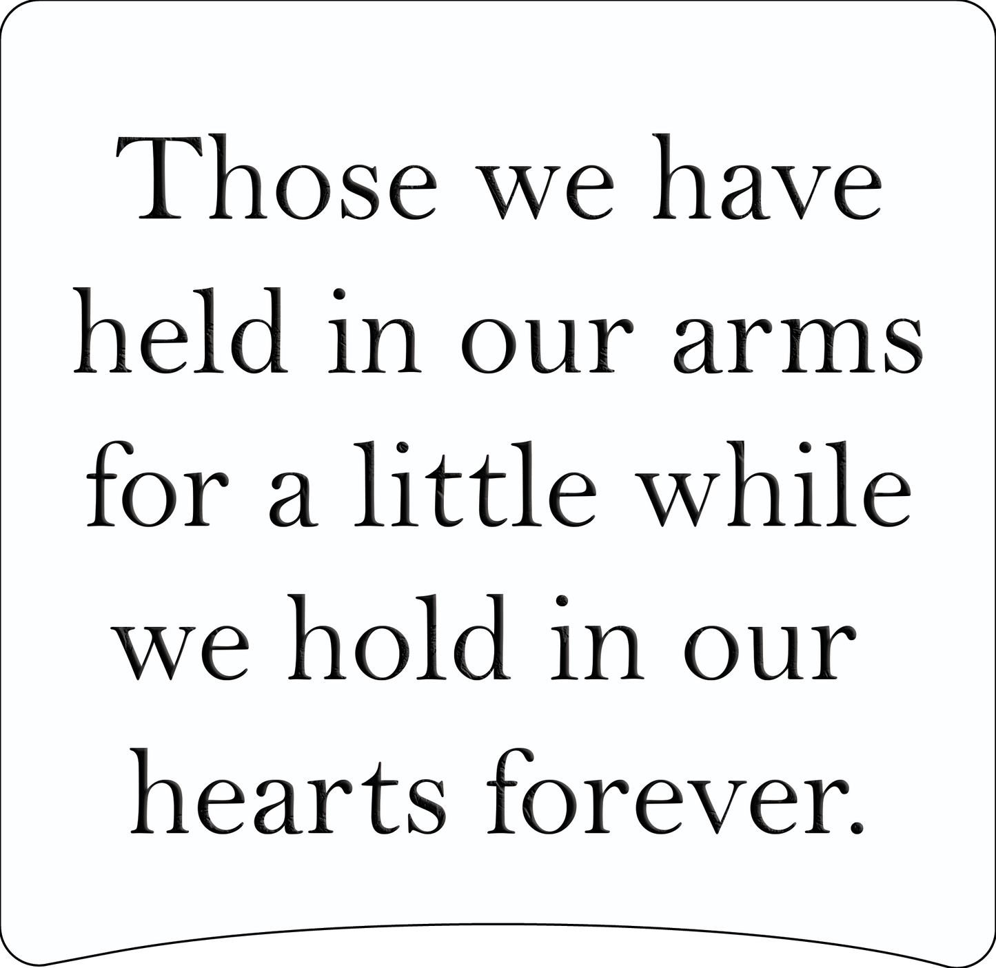8" x 8" Memorial Panels