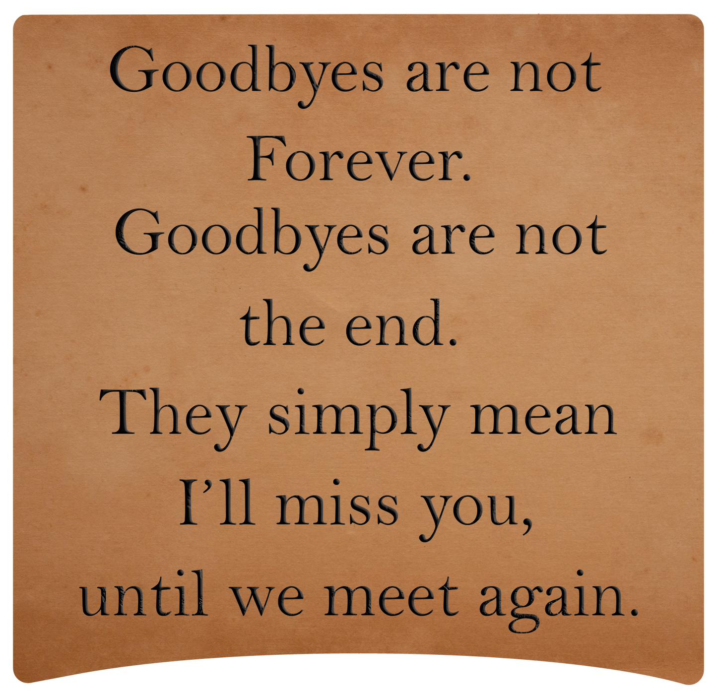8" x 8" Memorial Panels