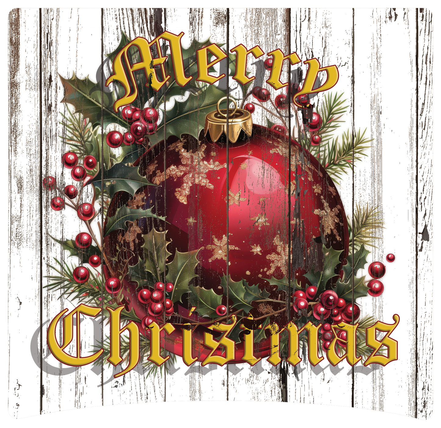 8" x 8" Ornament