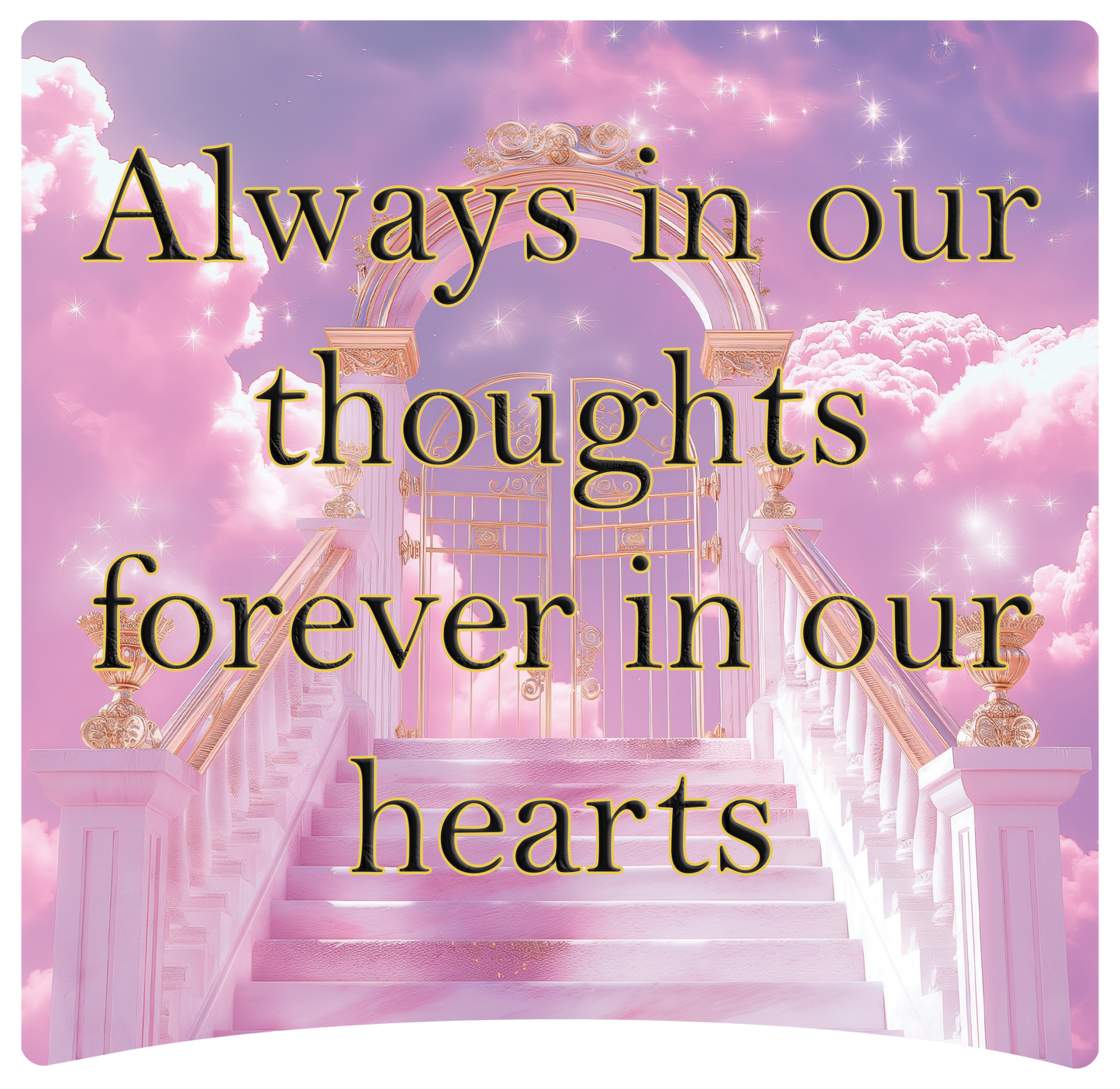8" x 8" Memorial