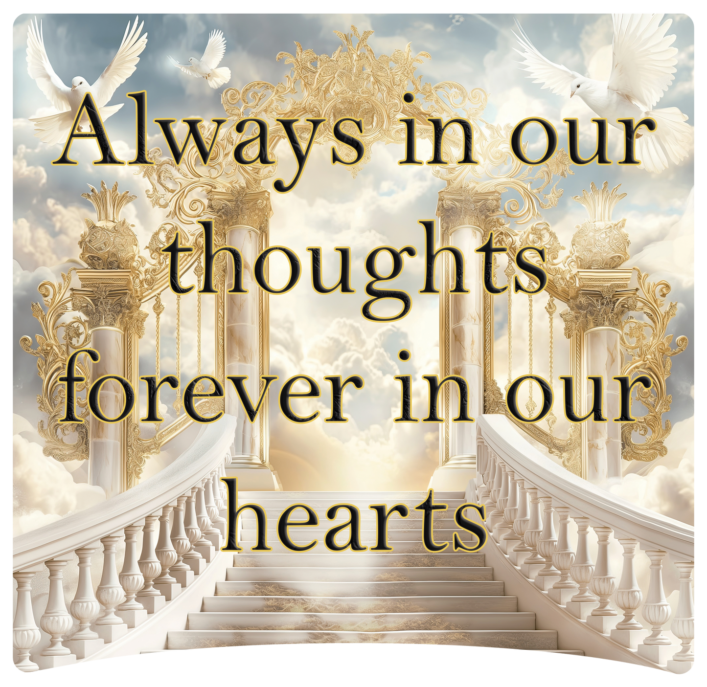8" x 8" Memorial