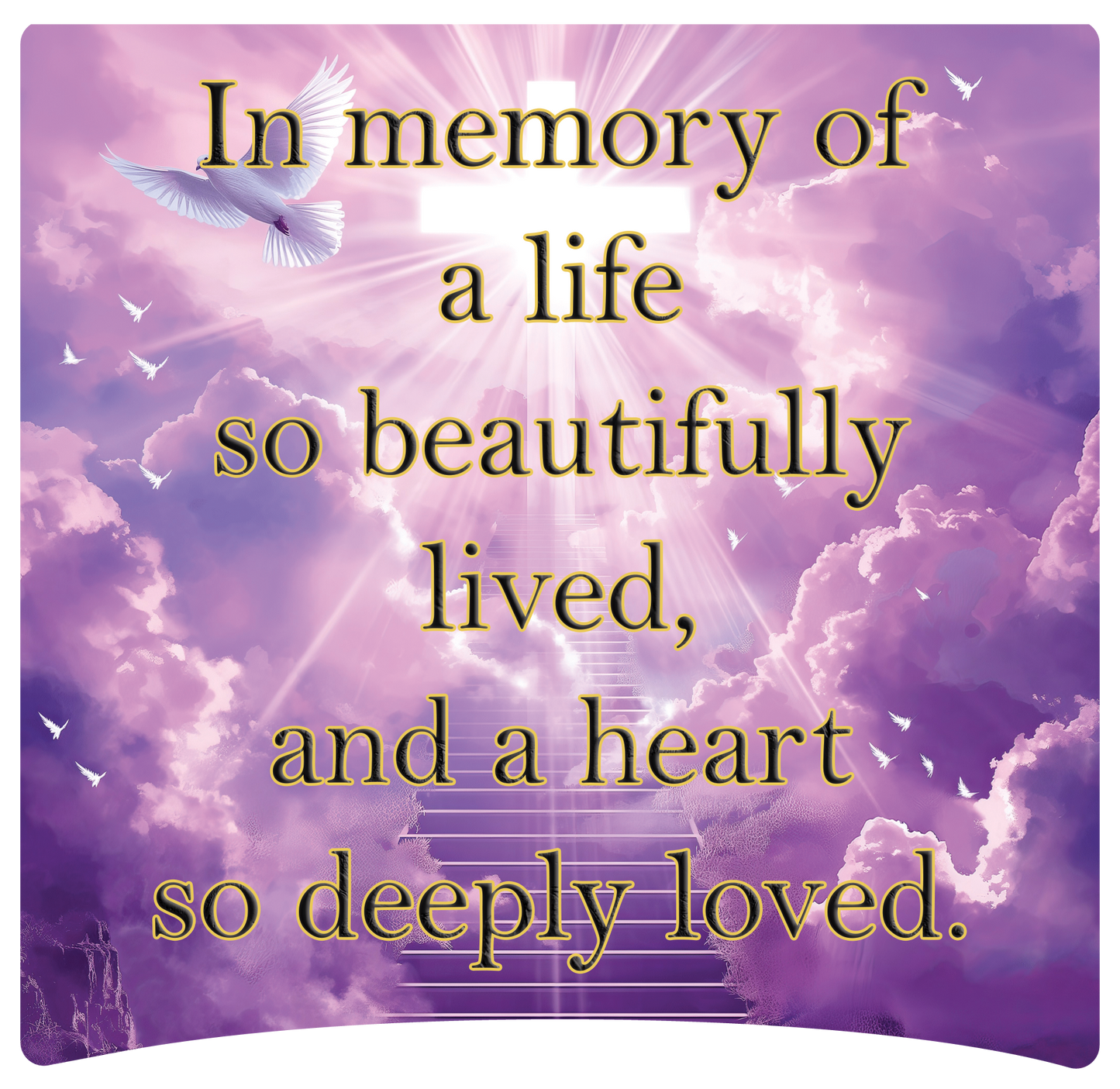 8" x 8" Memorial