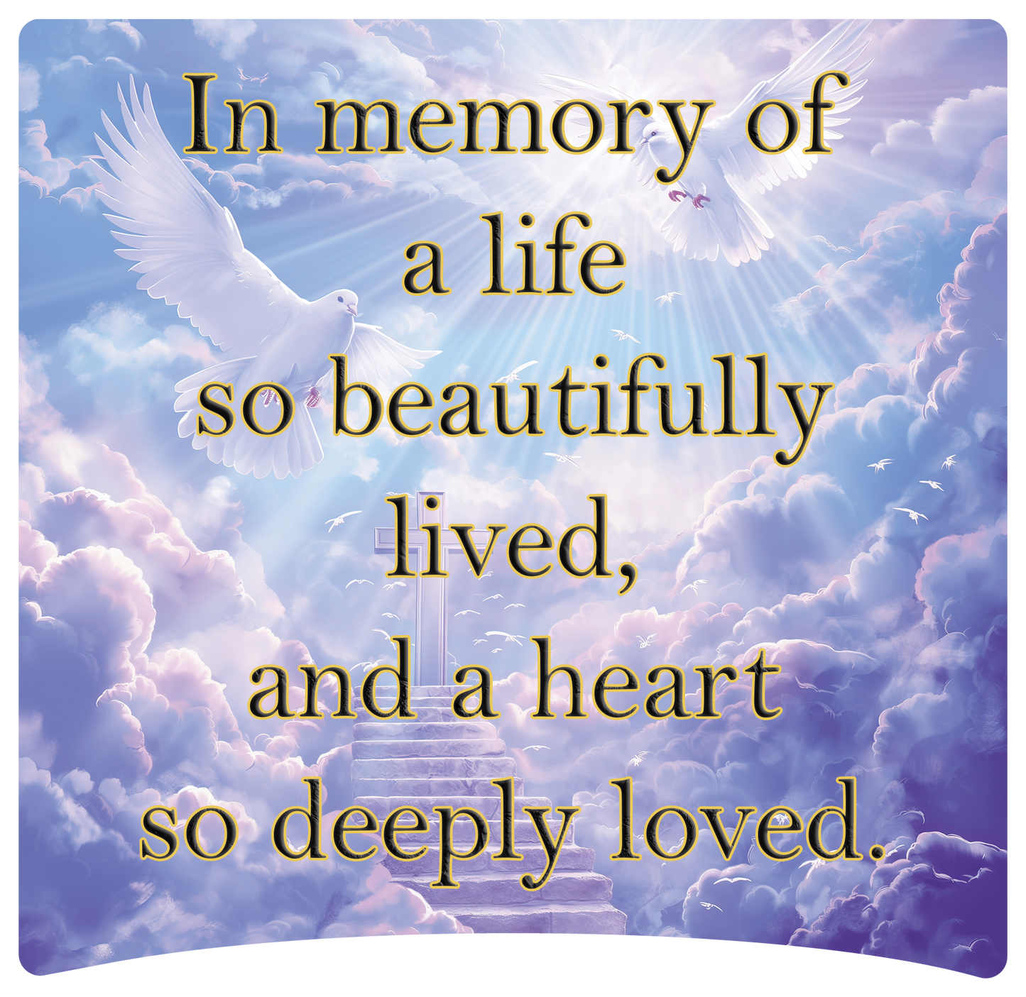 8" x 8" Memorial
