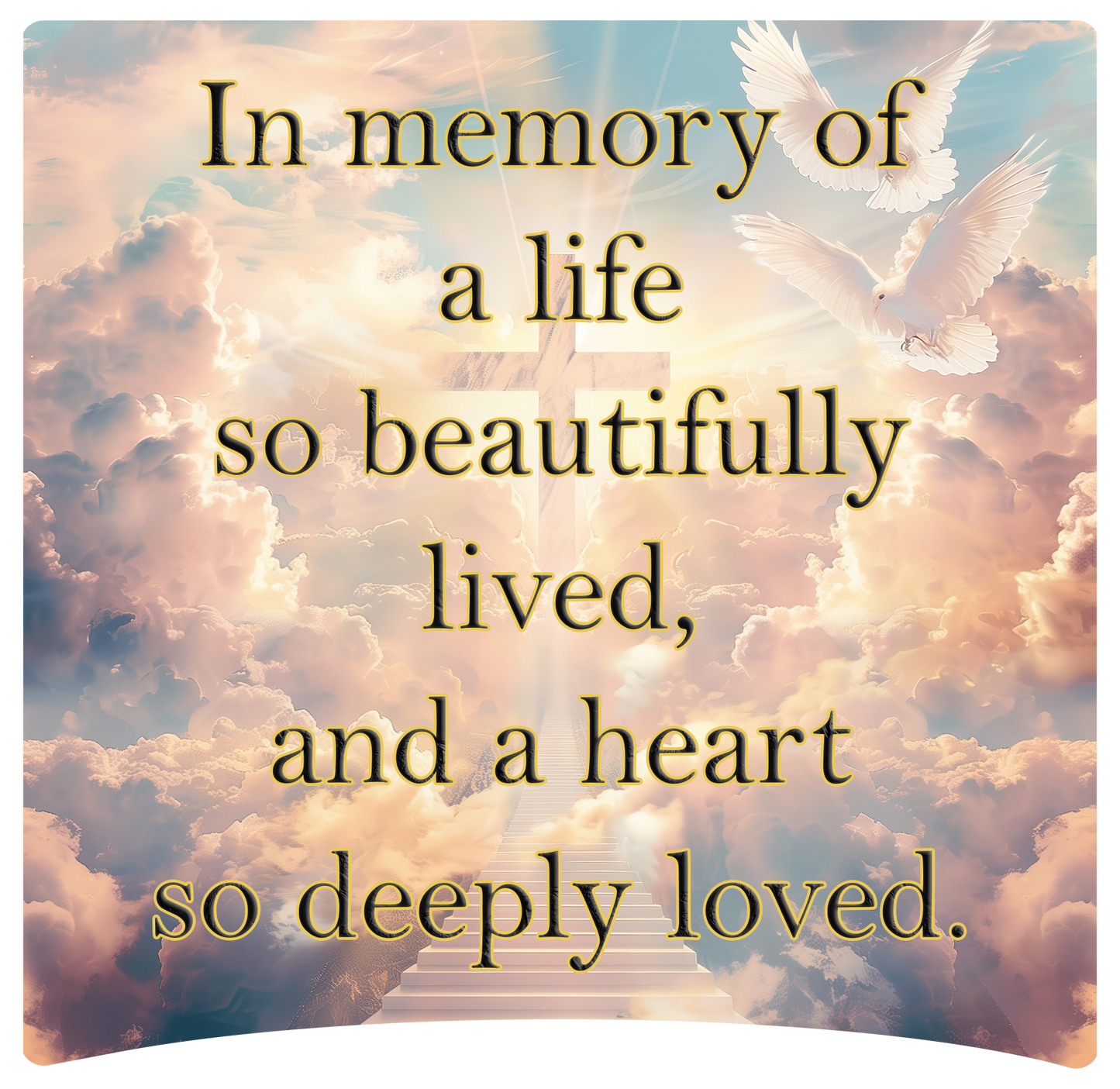 8" x 8" Memorial