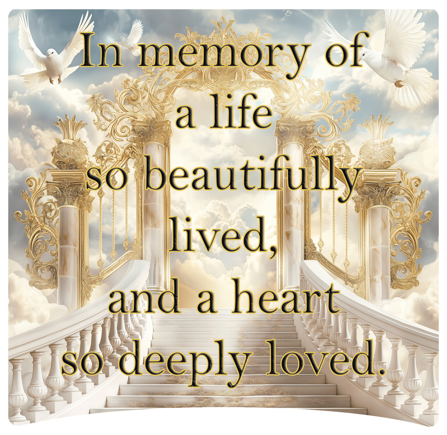8" x 8" Memorial