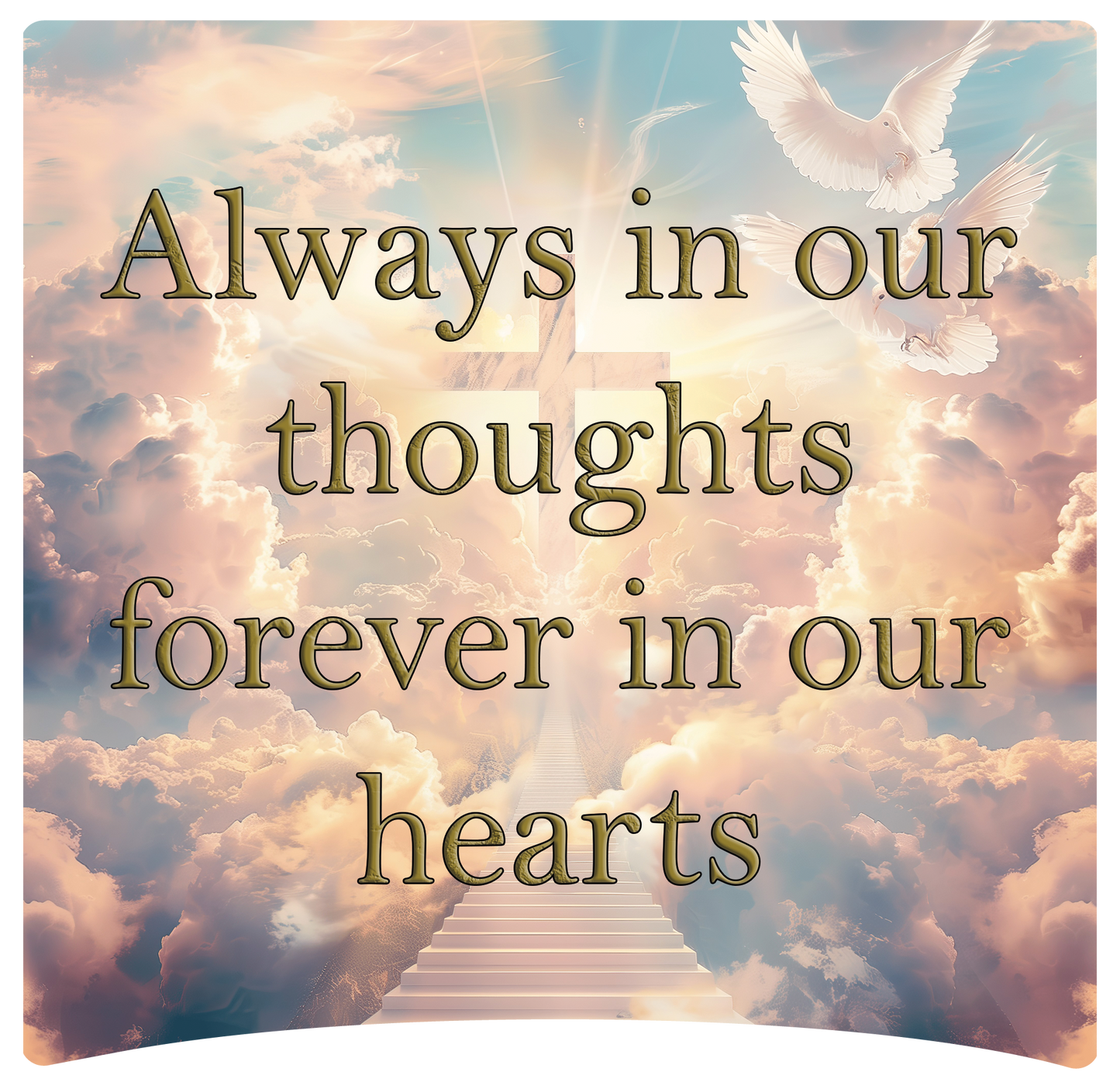 8" x 8" Memorial