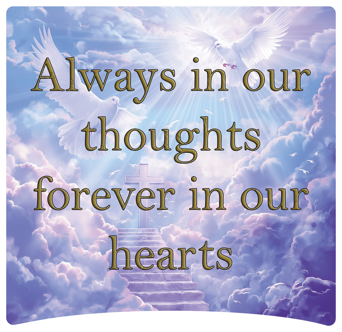 8" x 8" Memorial