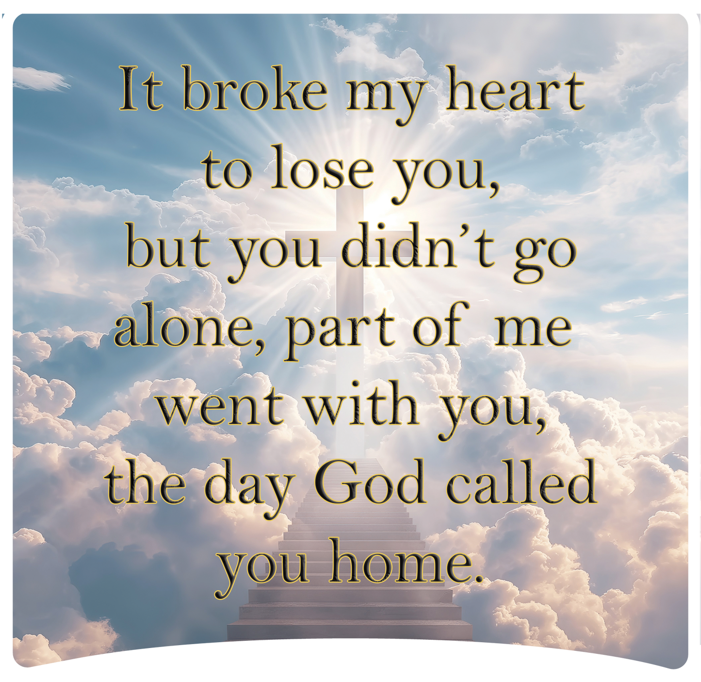 8" x 8" Memorial