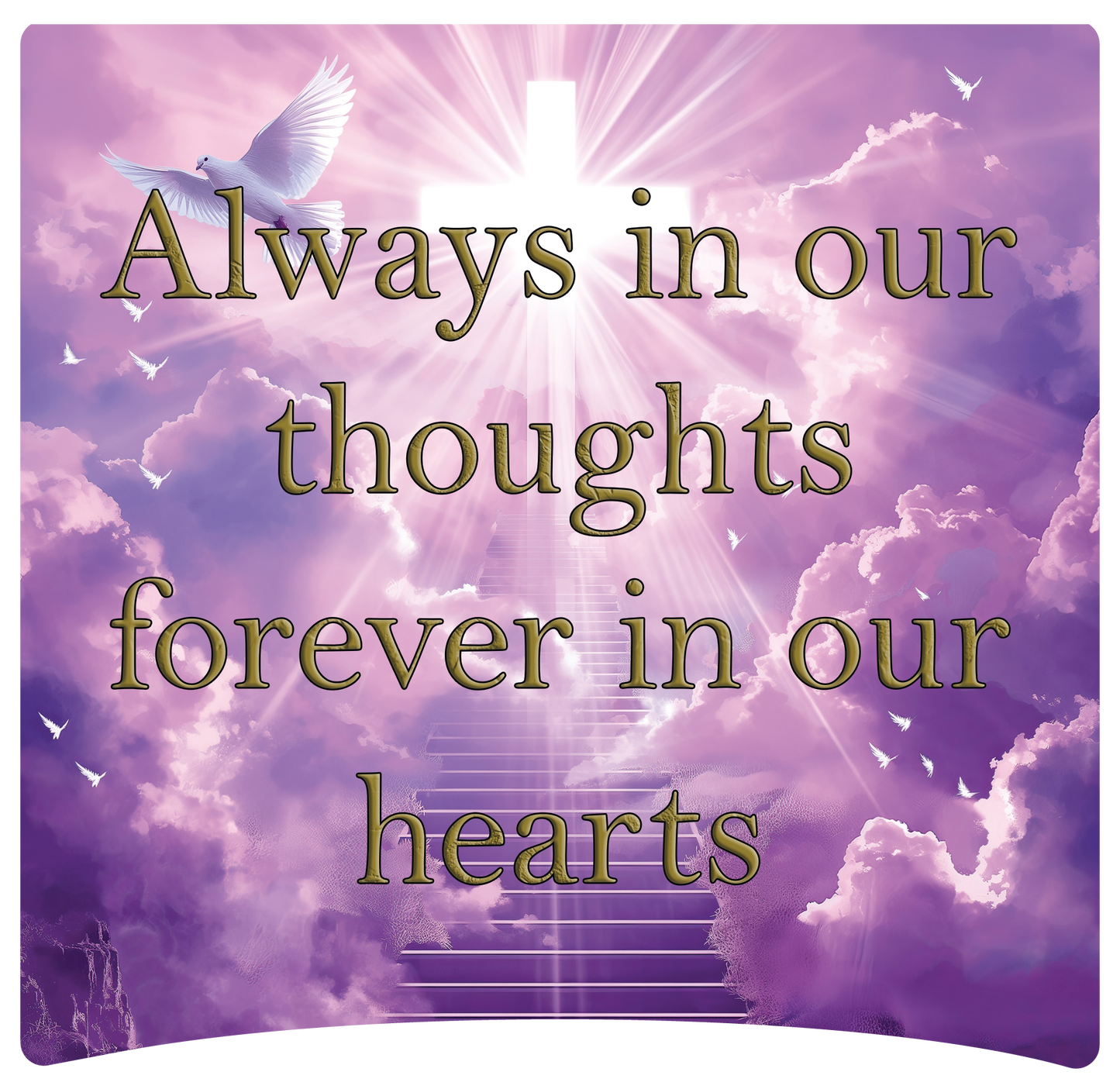 8" x 8" Memorial