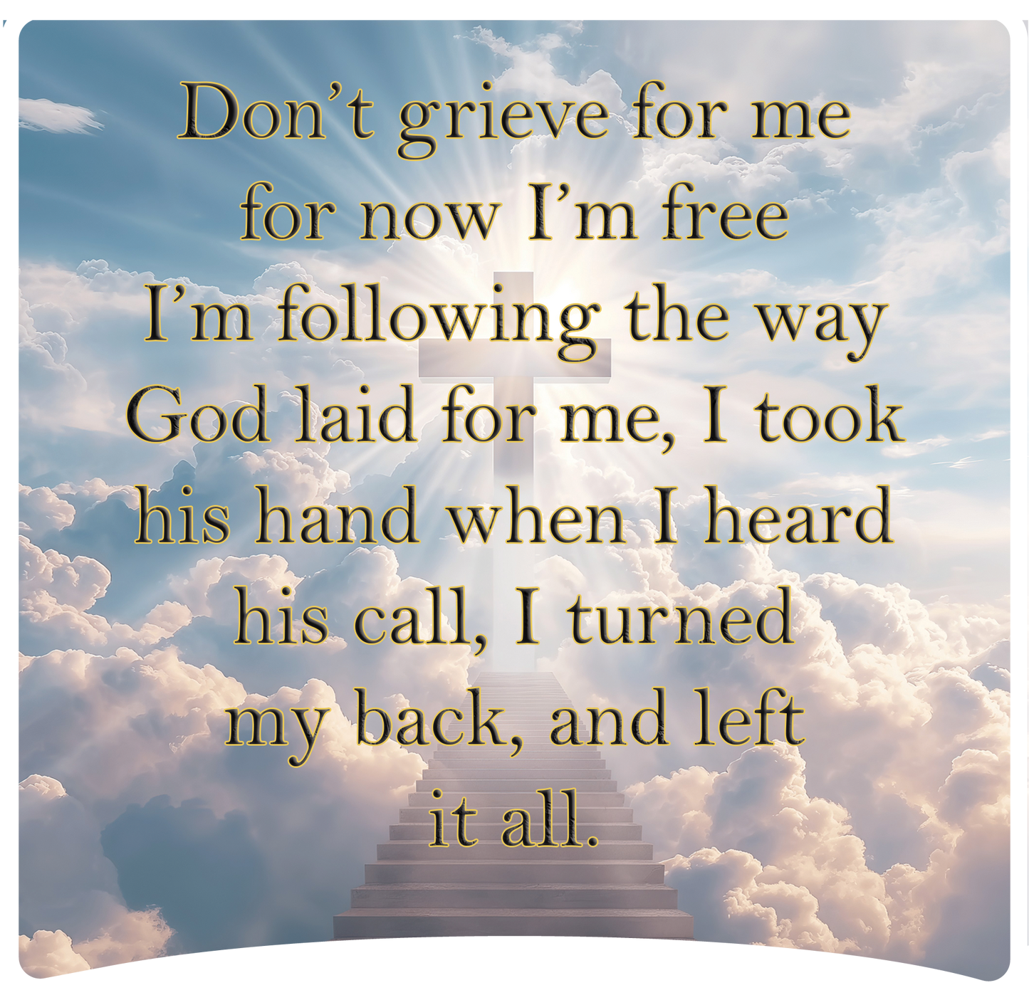 8" x 8" Memorial