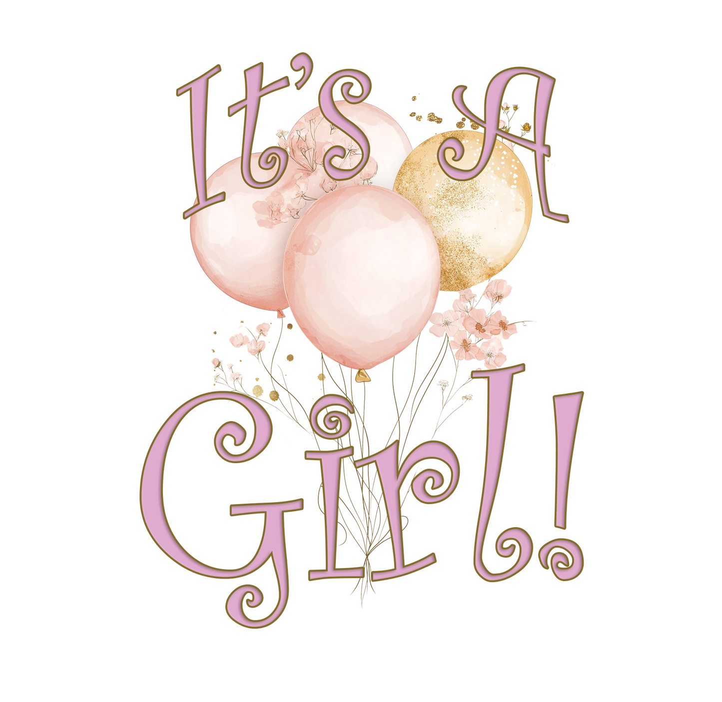 8" x 8" Baby Shower