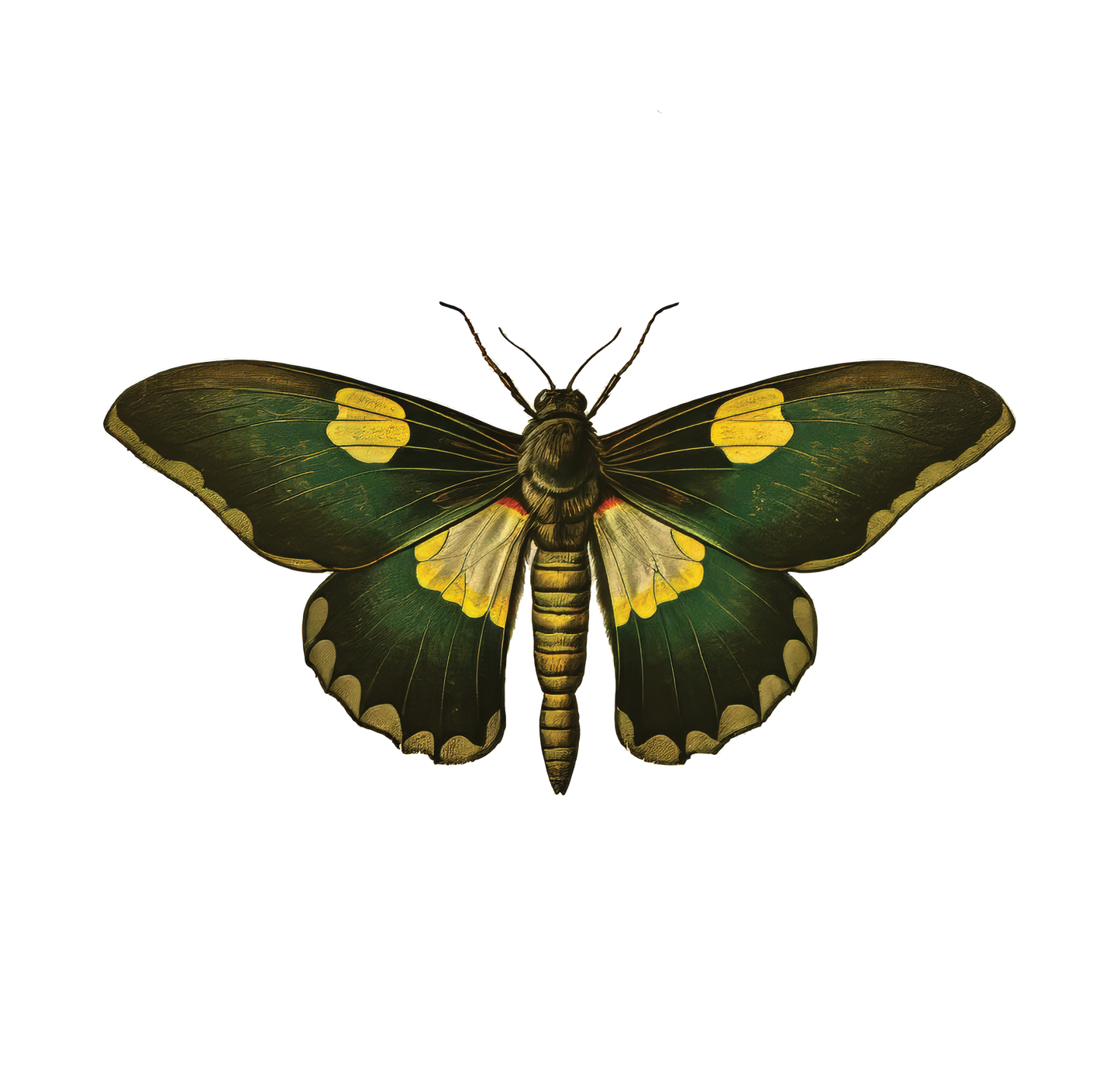 8" x 8" panel butterfly
