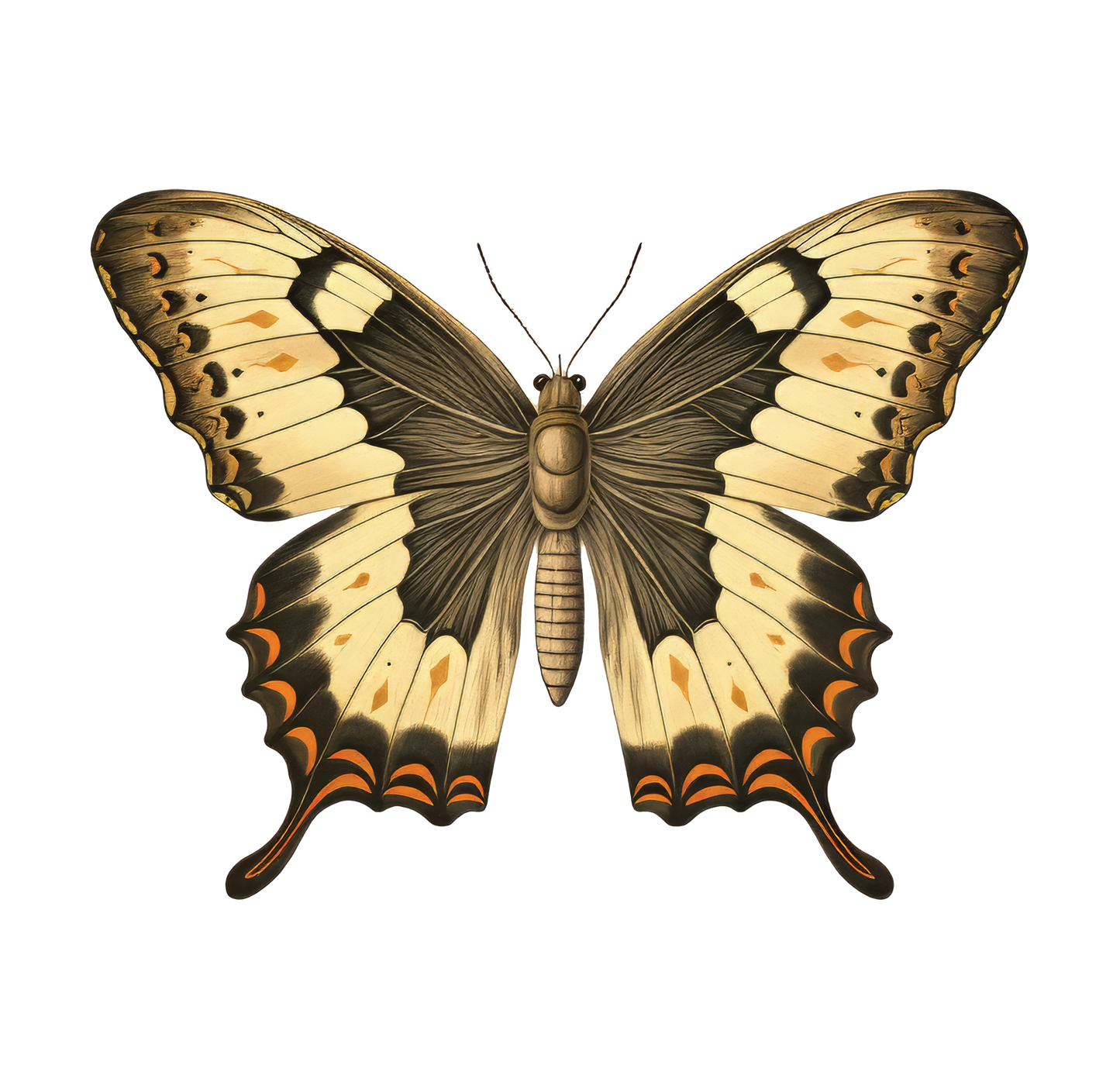 8" x 8" panel butterfly