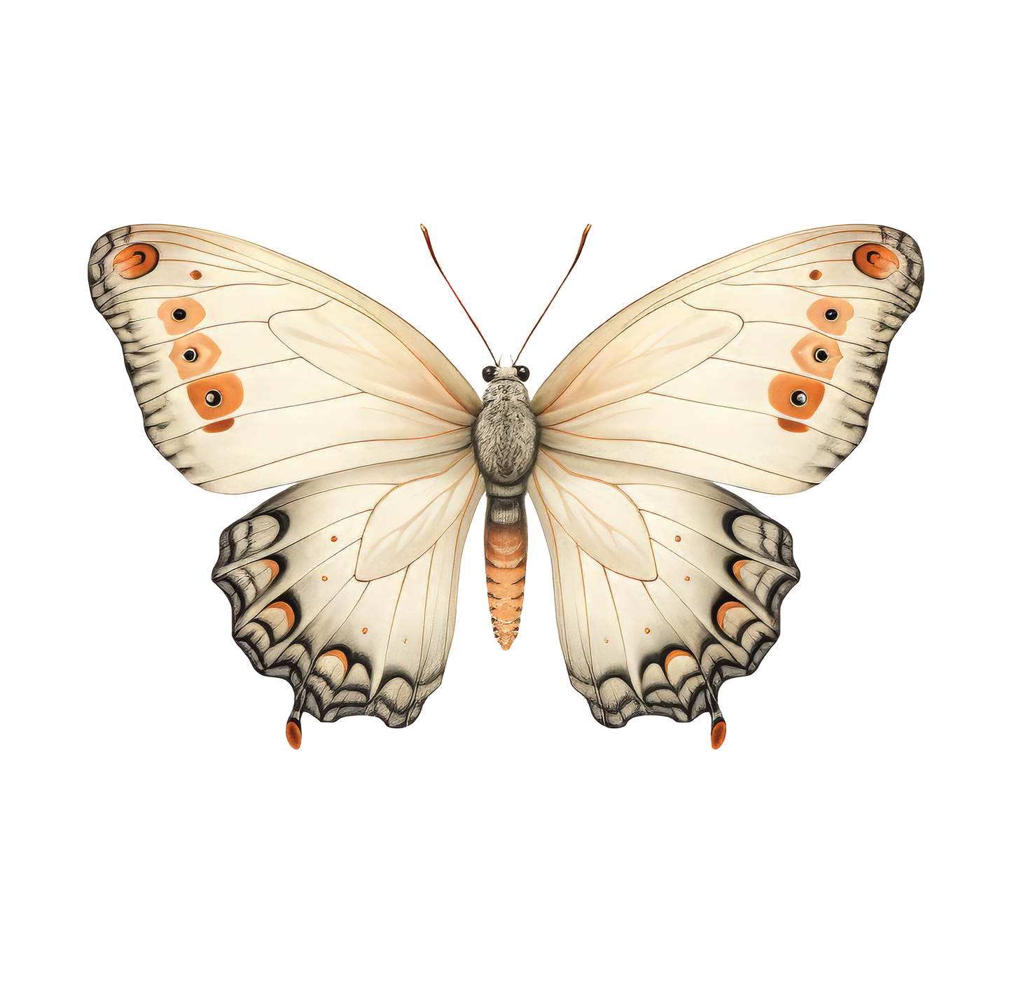 8" x 8" panel butterfly