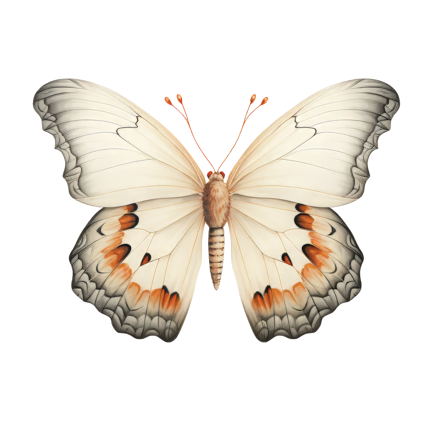 8" x 8" panel butterfly