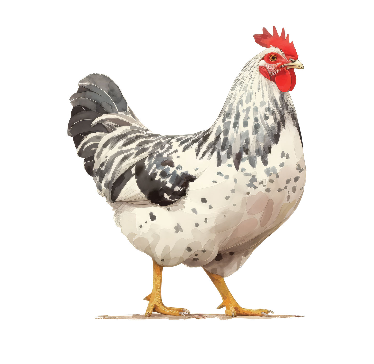 8" x 8" Chickens