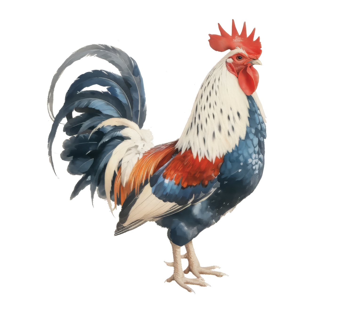 8" x 8" Chickens