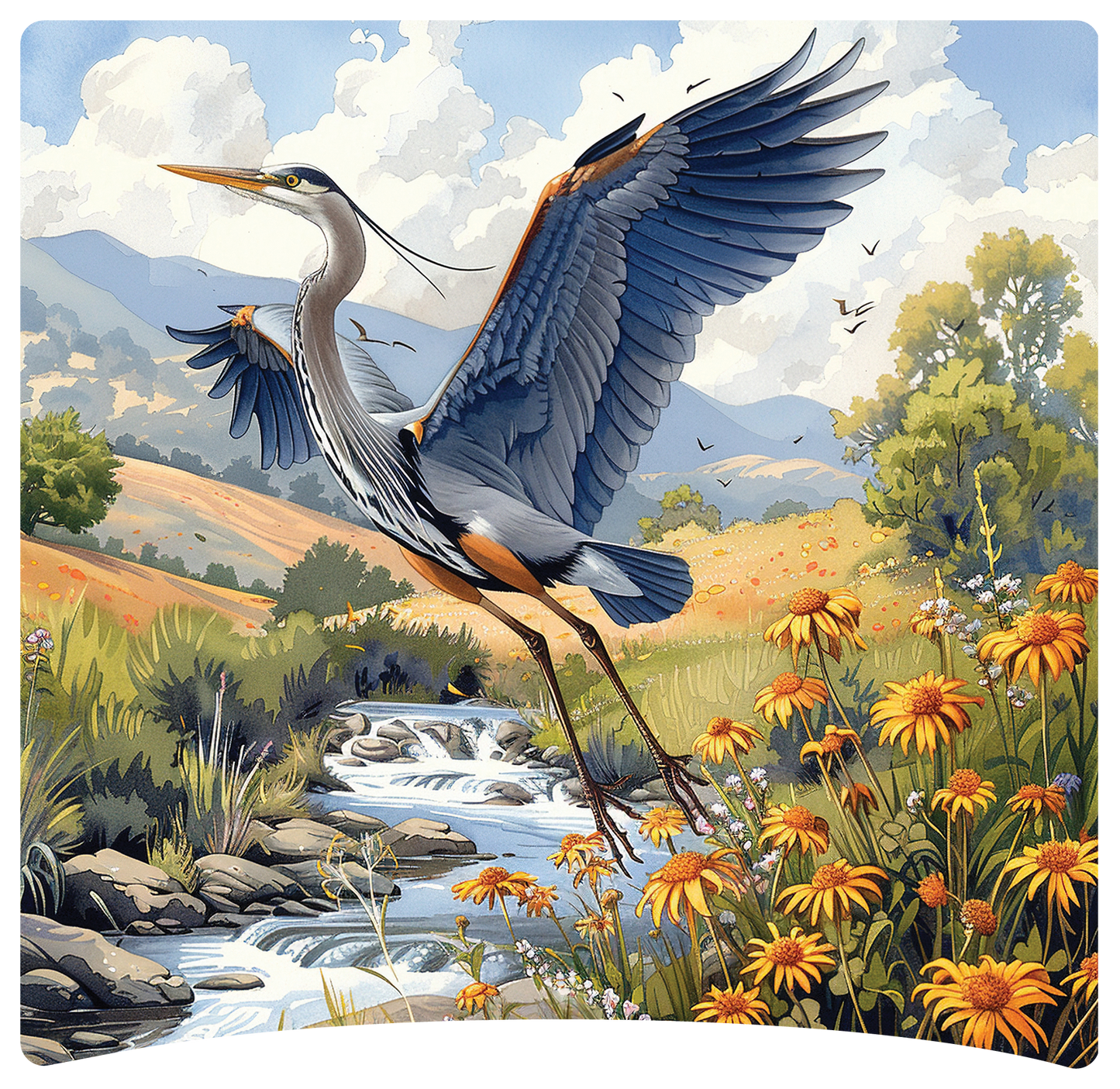 8" x 8" Herron