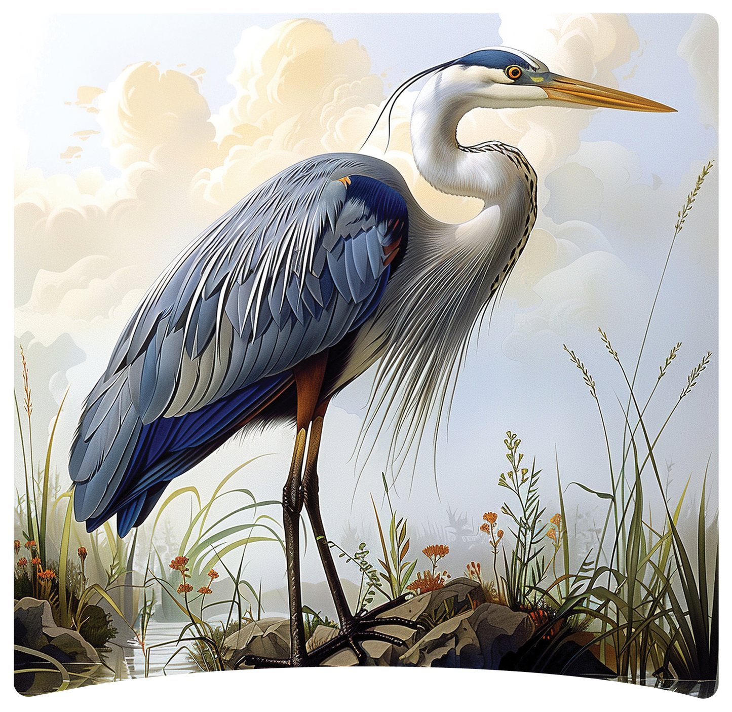 8" x 8" Herron