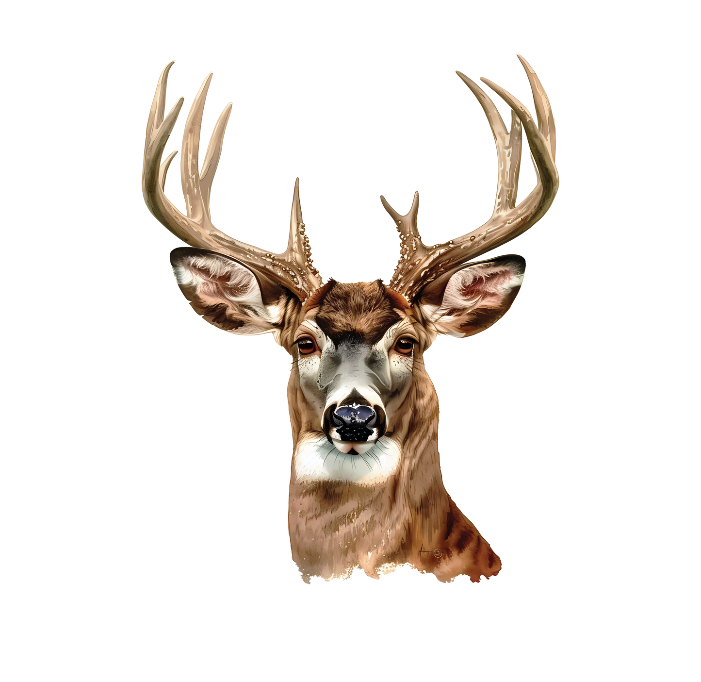 8" x 8" Deer