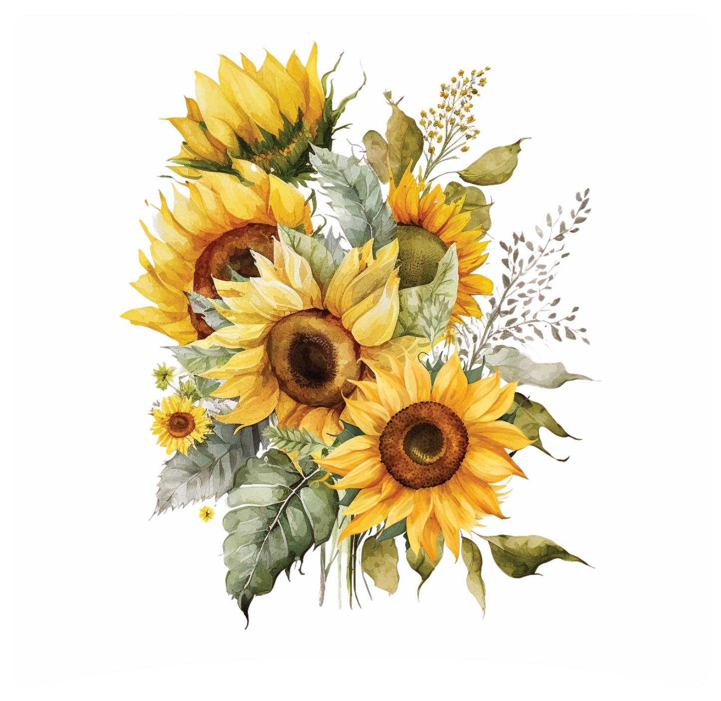 8" x 8" Sunflower Panel