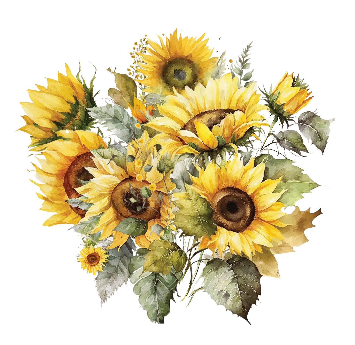 8" x 8" Sunflower Panel