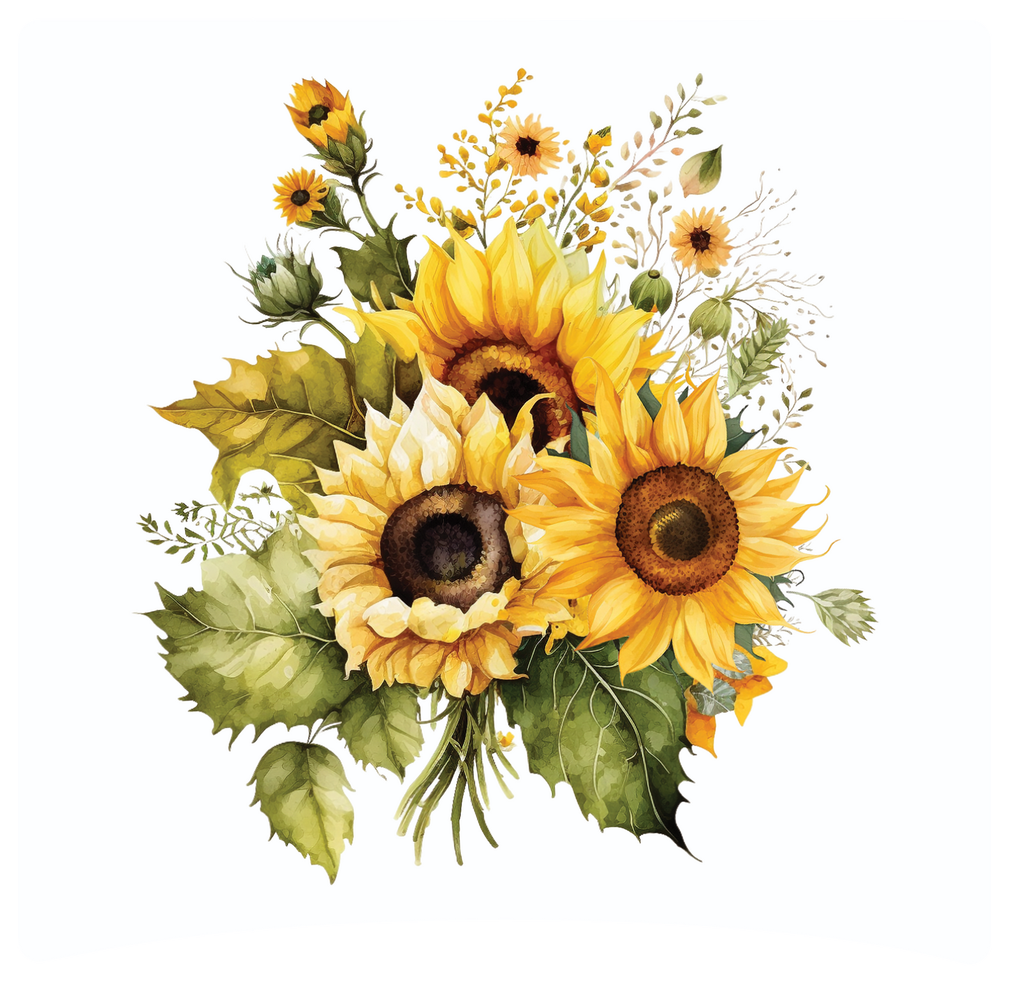 8" x 8" Sunflower Panel