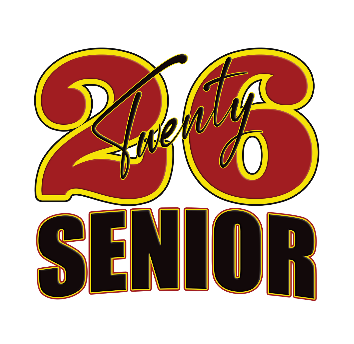 8" x 8" 2026 senior