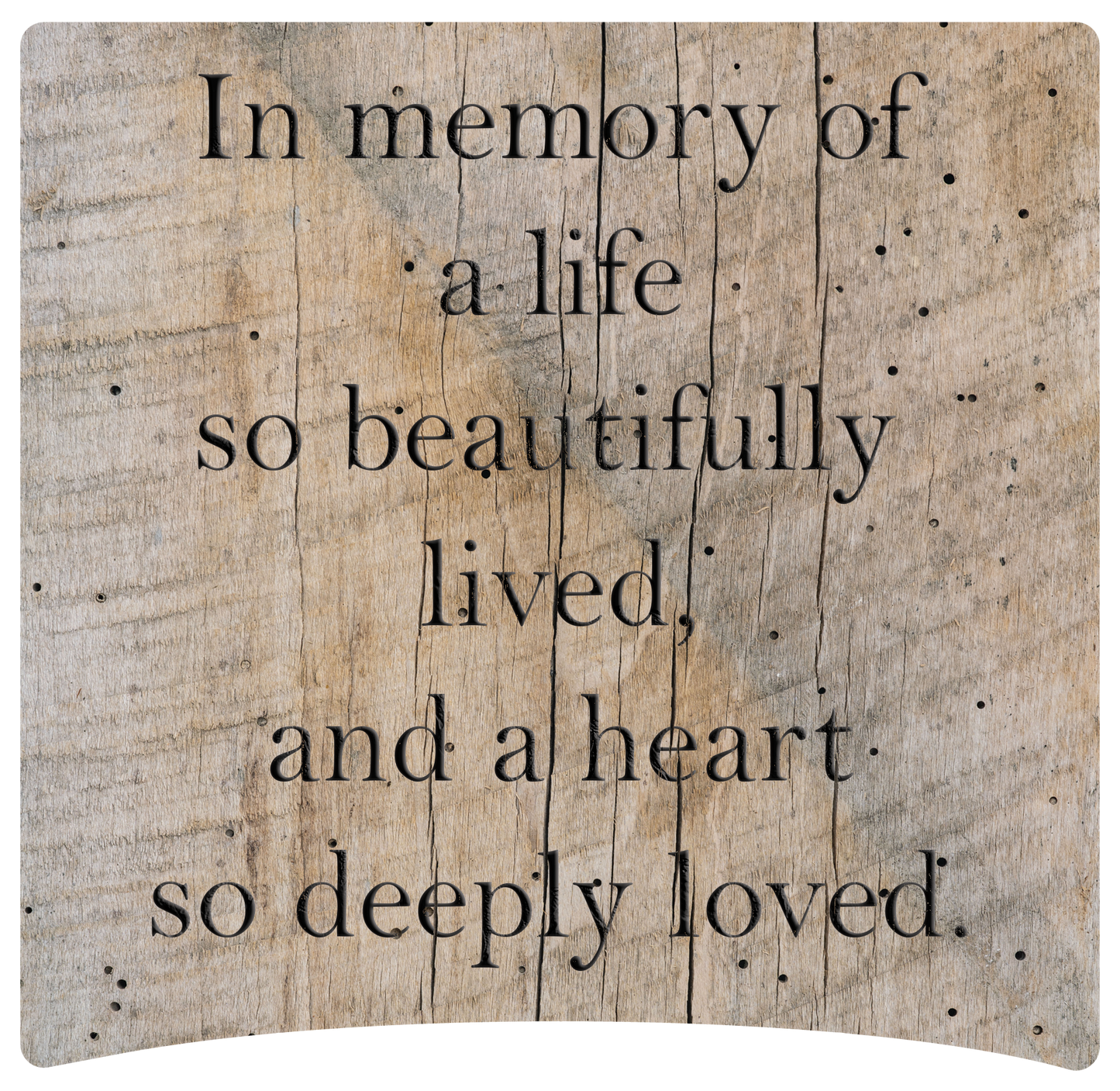 8" x 8" Memorial Panels