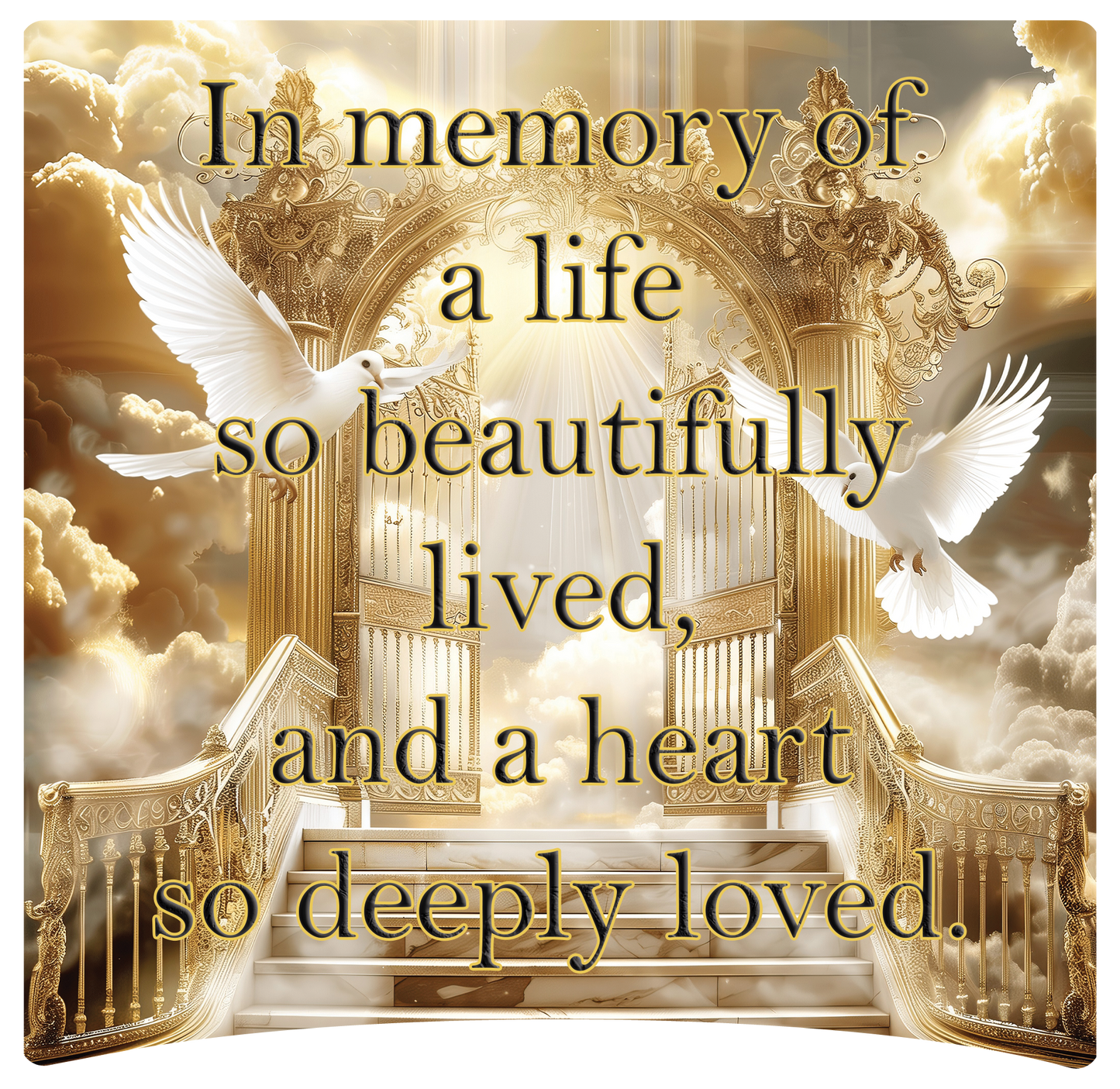 8" x 8" Memorial