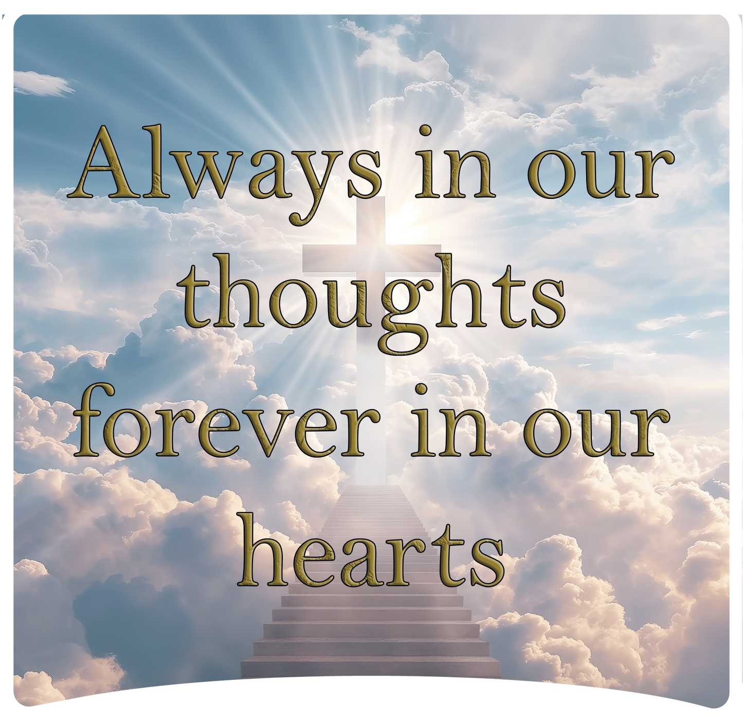 8" x 8" Memorial