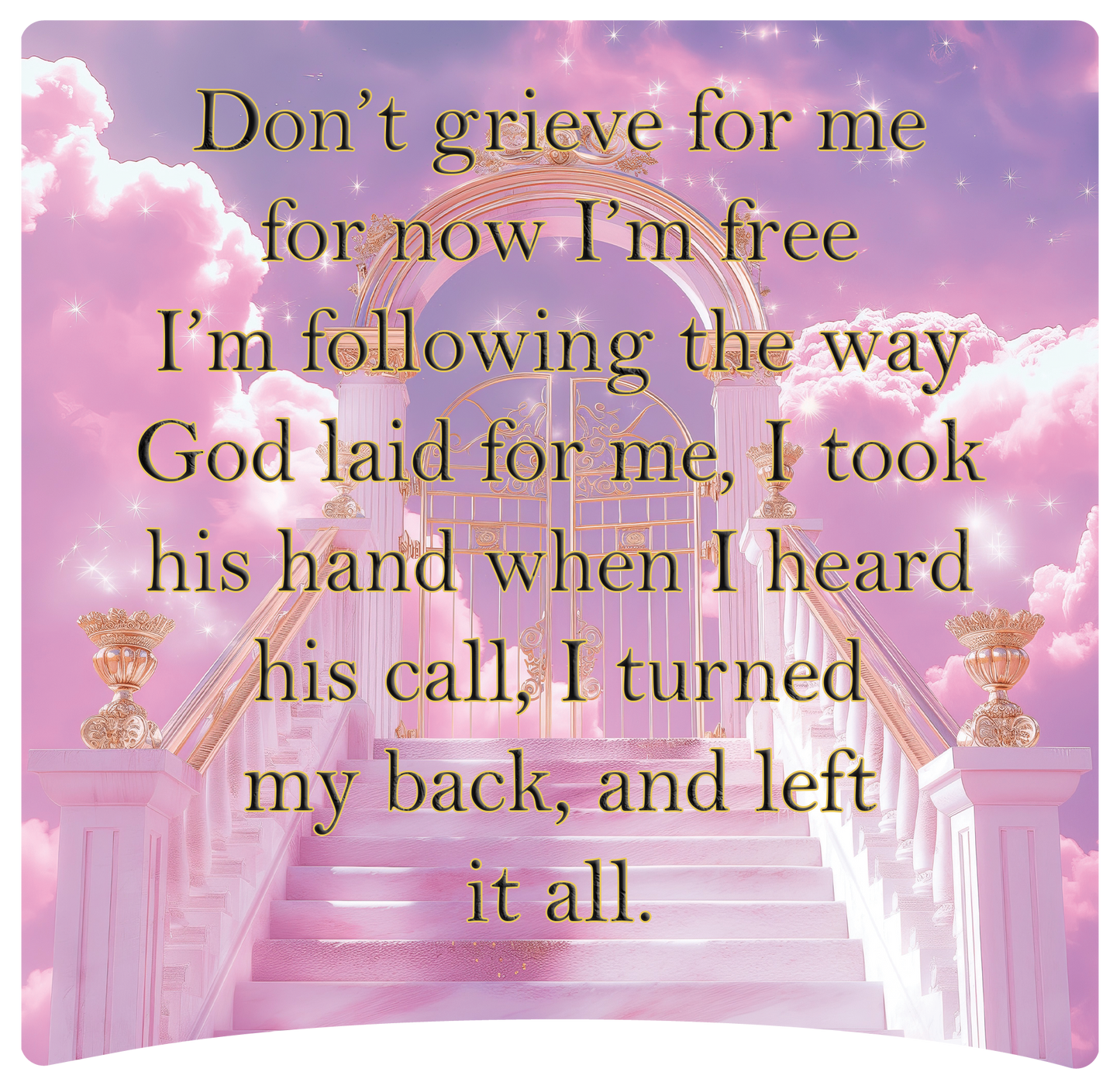 8" x 8" Memorial