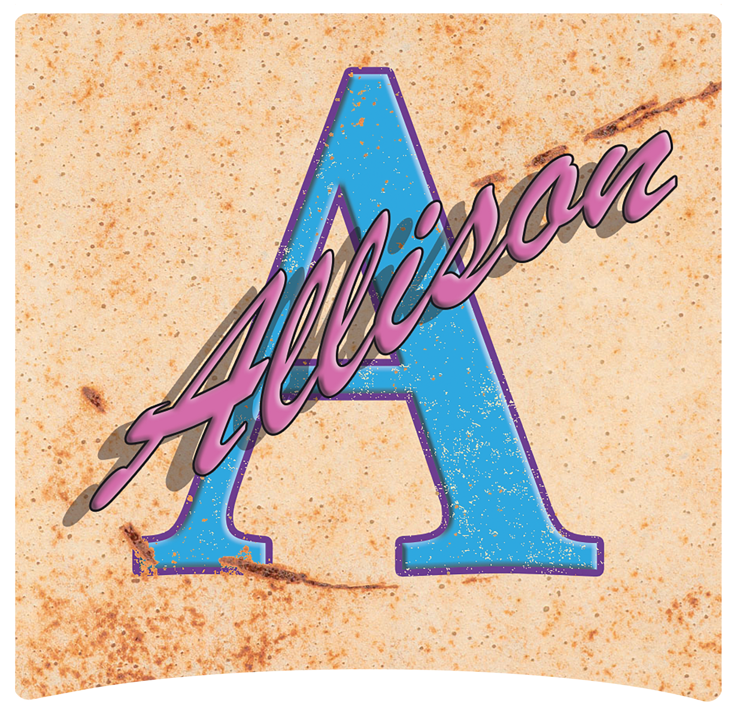 8" x 8" Alphabet Letter Names
