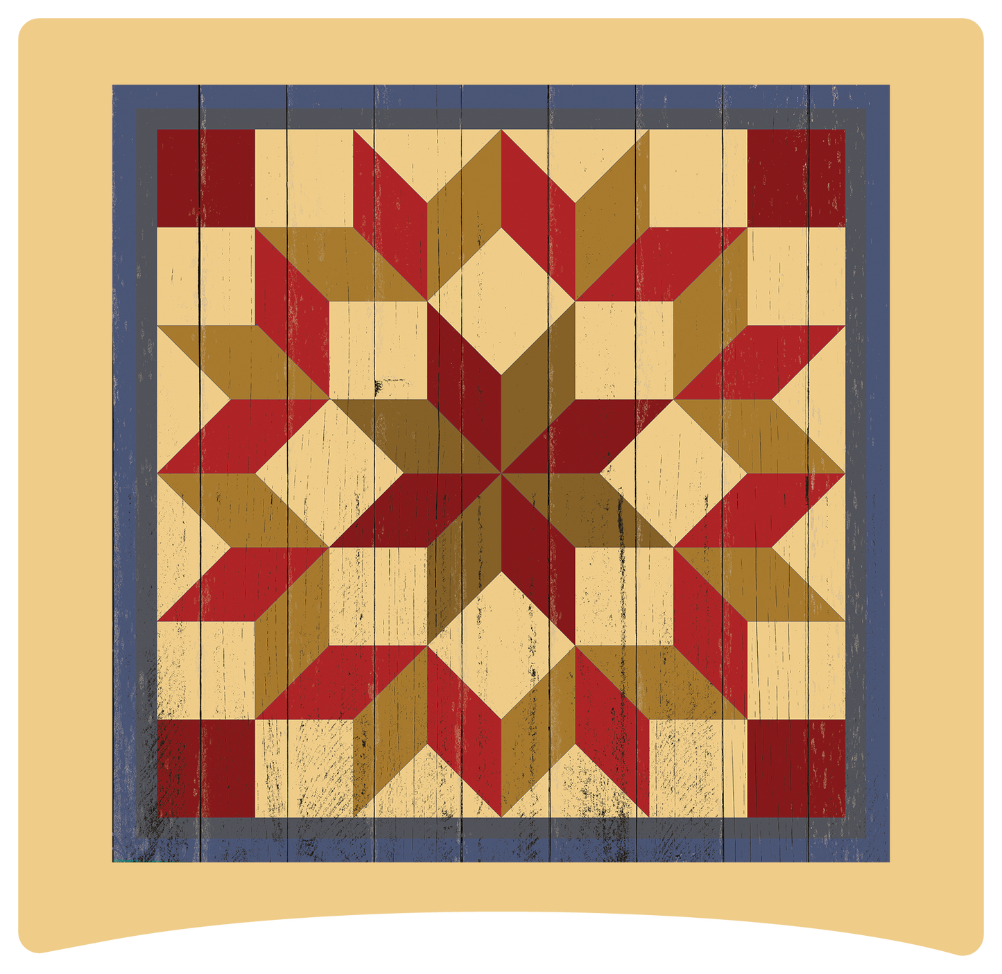 8" x 8" Carpenters wheel 12