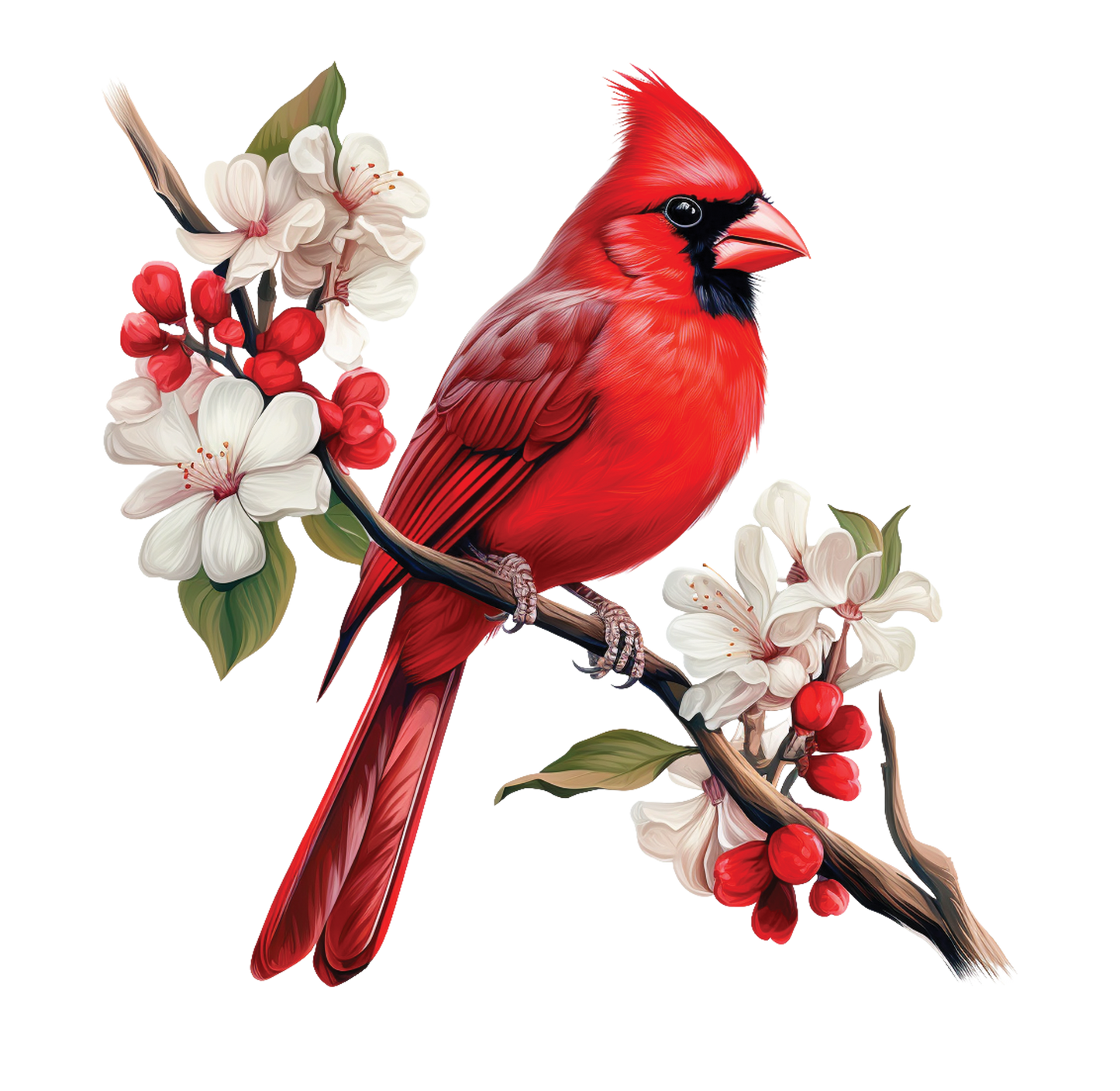 8" x 8" Cardinal