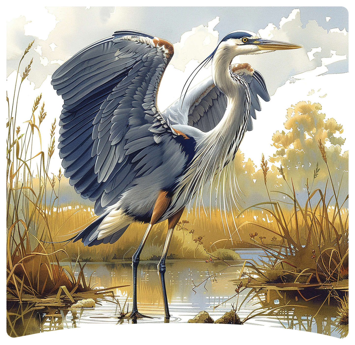 8" x 8" Herron