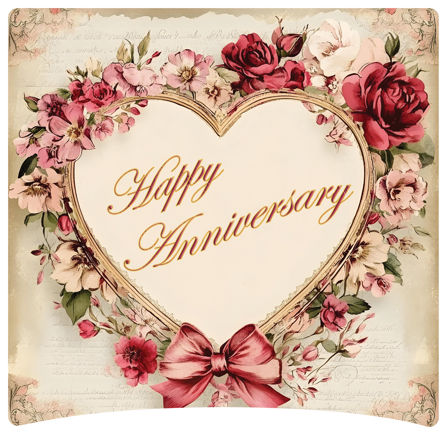8" x 8" Happy Anniversary