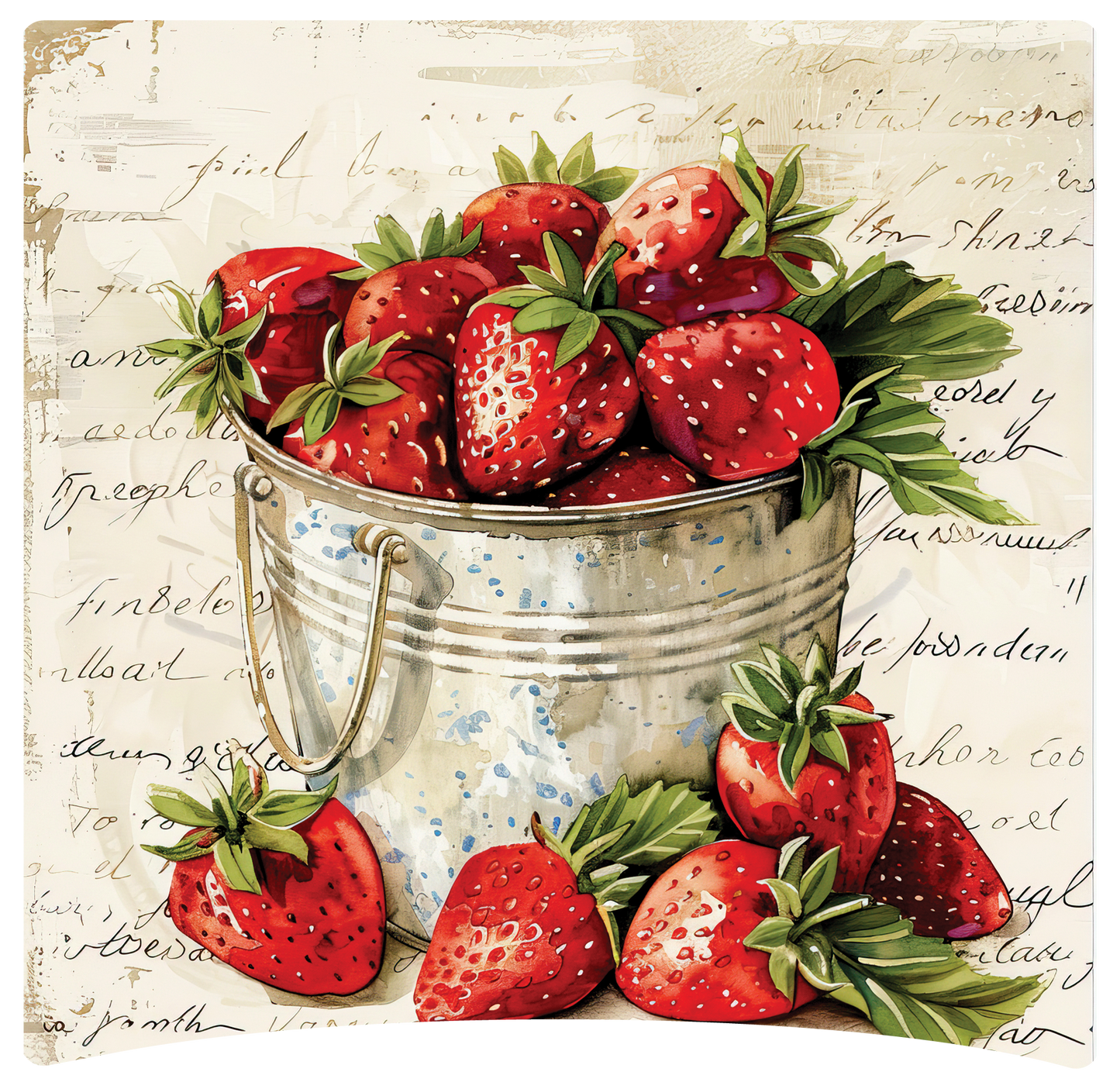 8" x 8" Strawberries
