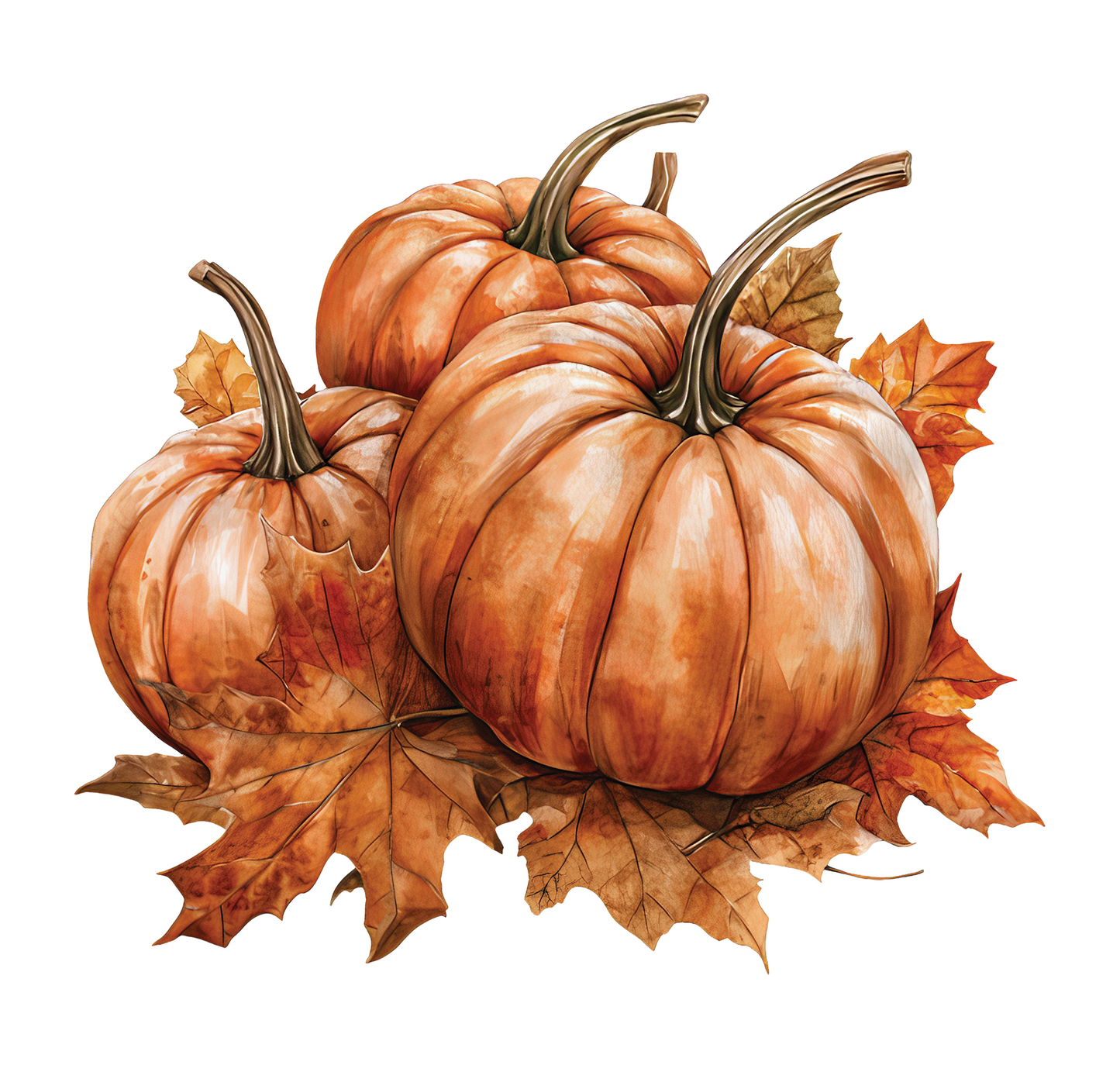8" x 8" Pumpkins