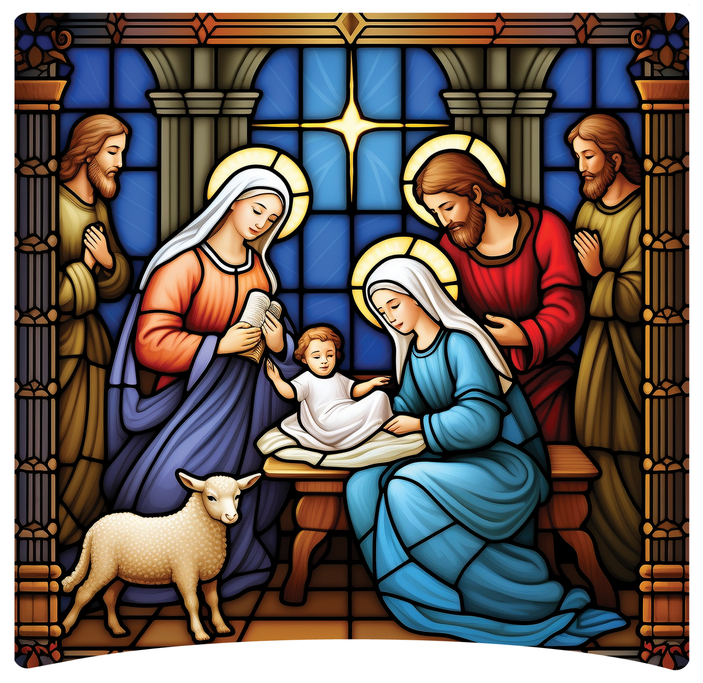 8" x 8" Nativity