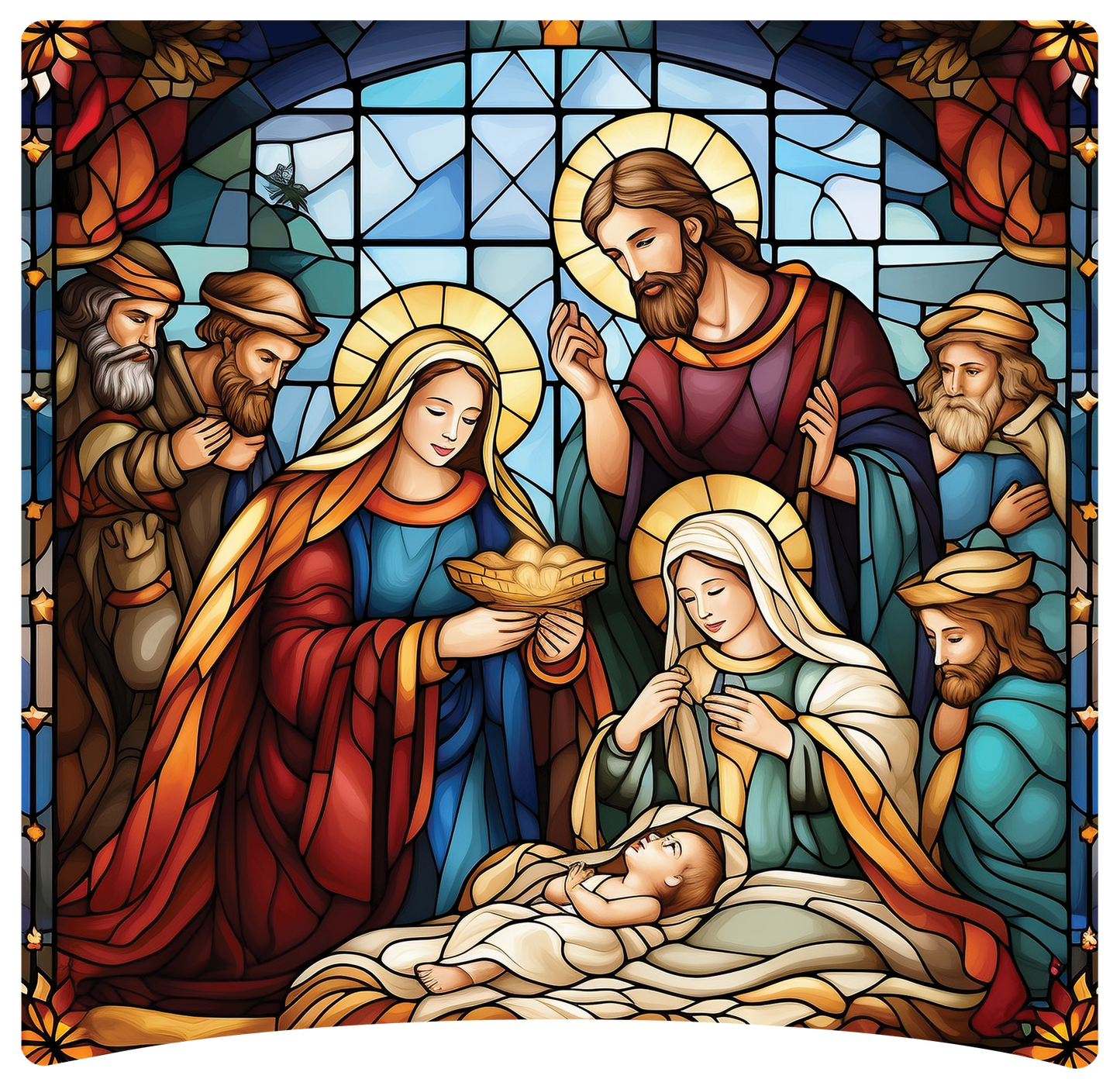 8" x 8" Nativity