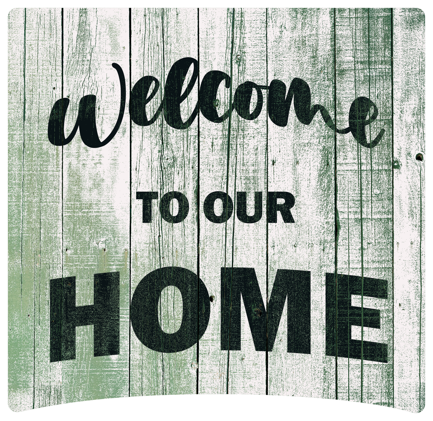 8" x 8" Welcome to our home