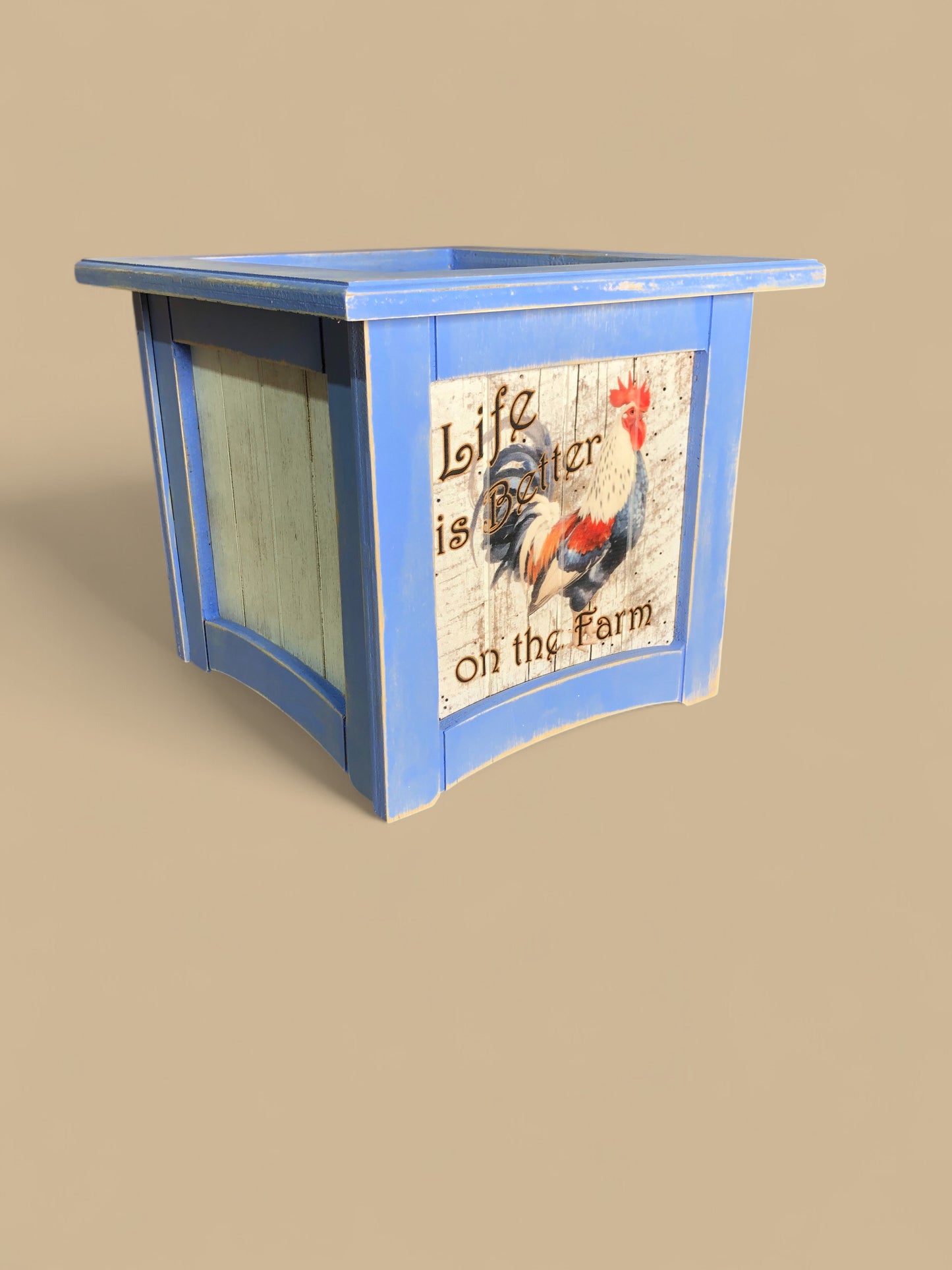 8" x 8" Plant Box Distressed