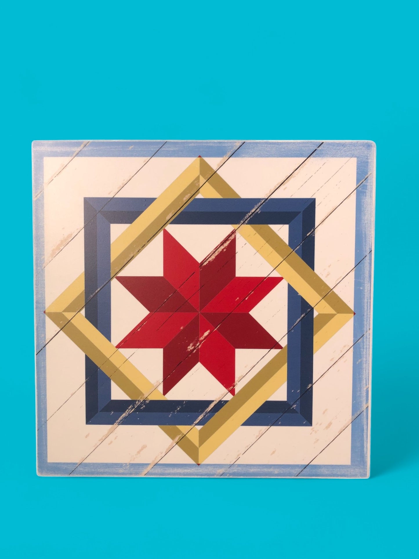 Barn Quilt - Lovers Knot Distressed